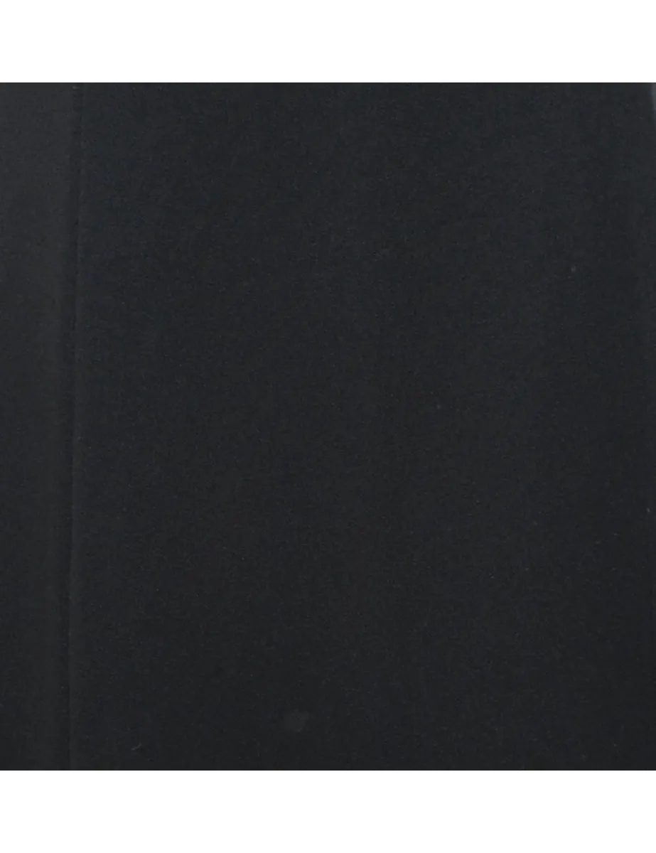 1970s Classic Black Maxi Dress - S
