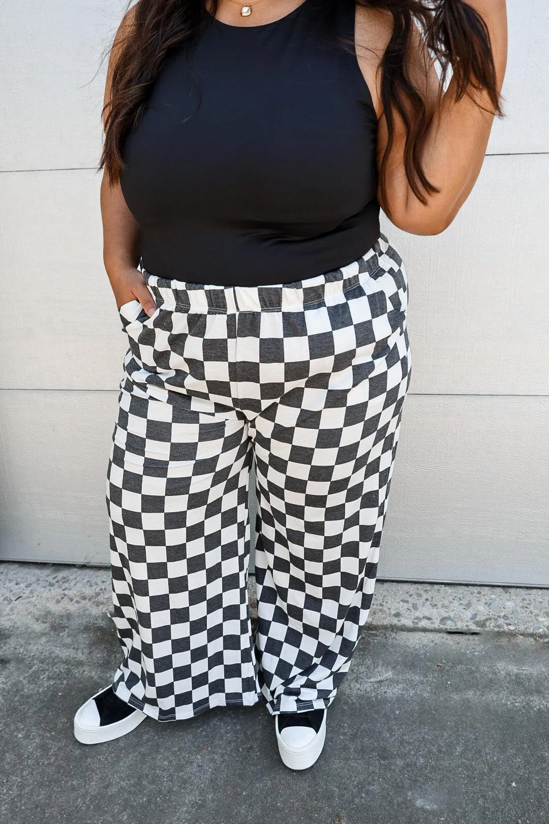Ace Of Spades Checkered Pants