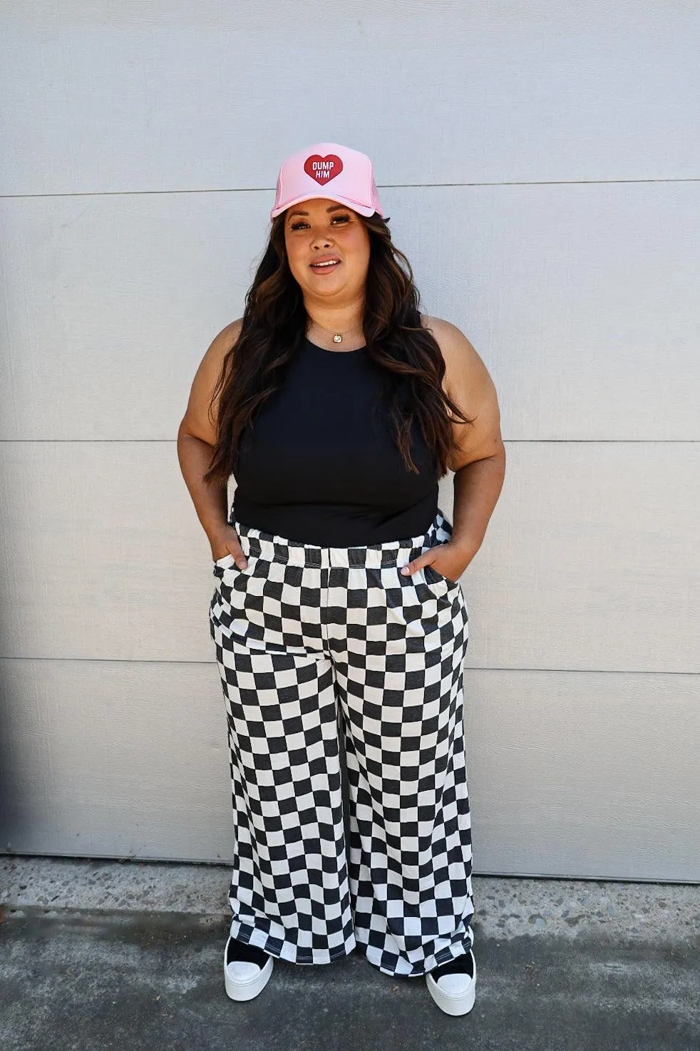 Ace Of Spades Checkered Pants