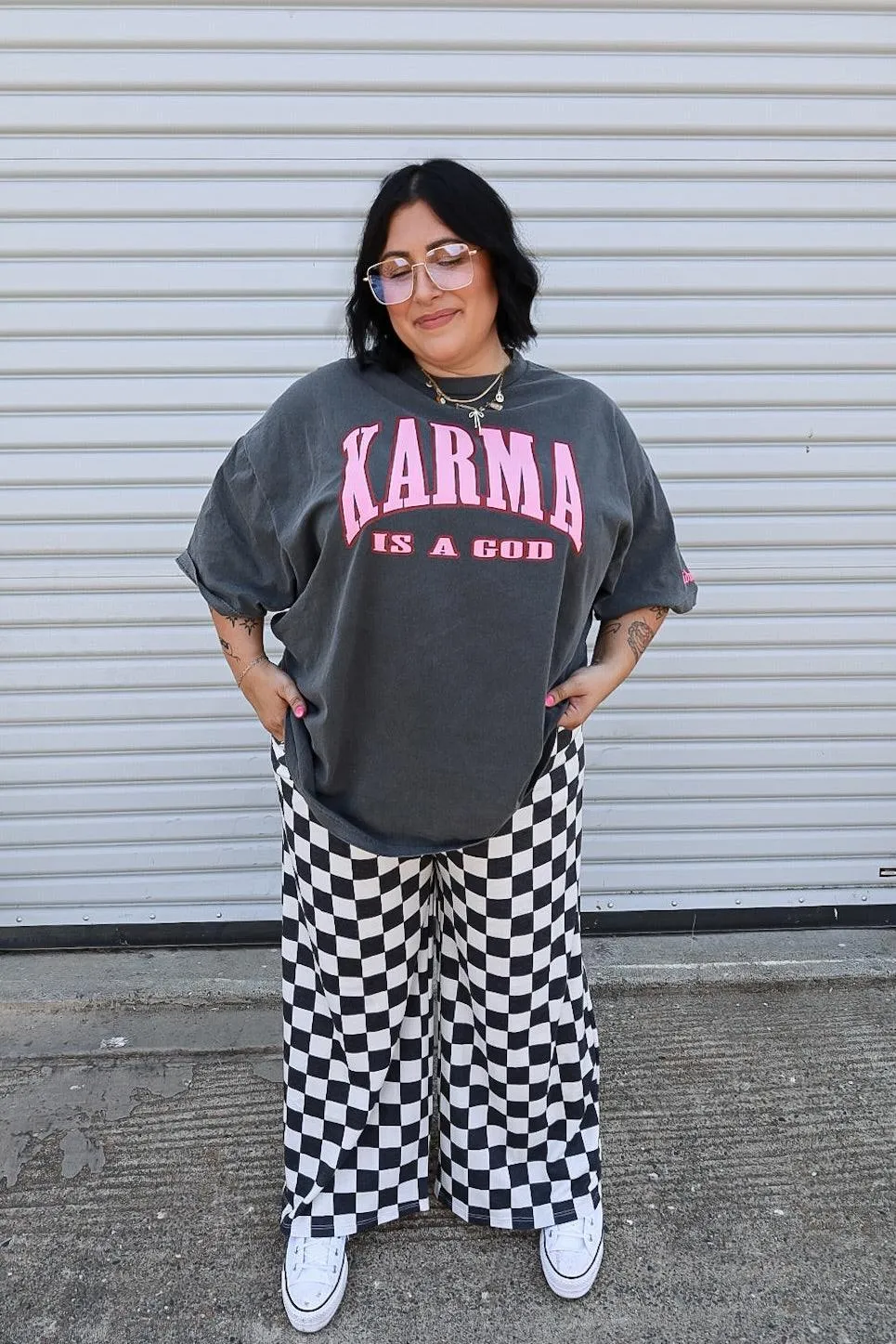 Ace Of Spades Checkered Pants