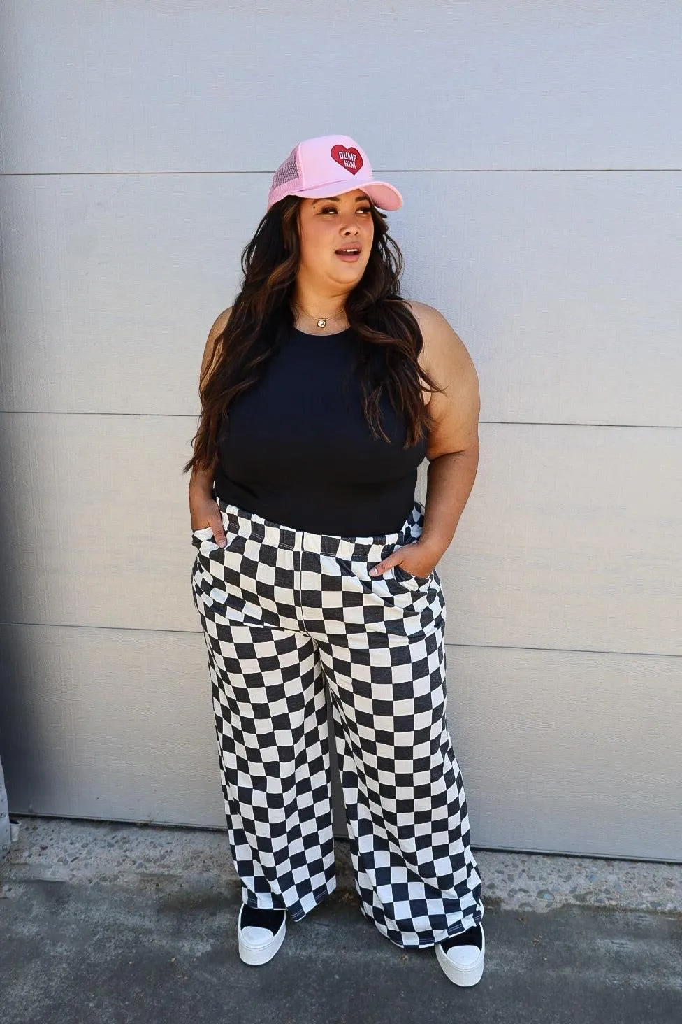 Ace Of Spades Checkered Pants