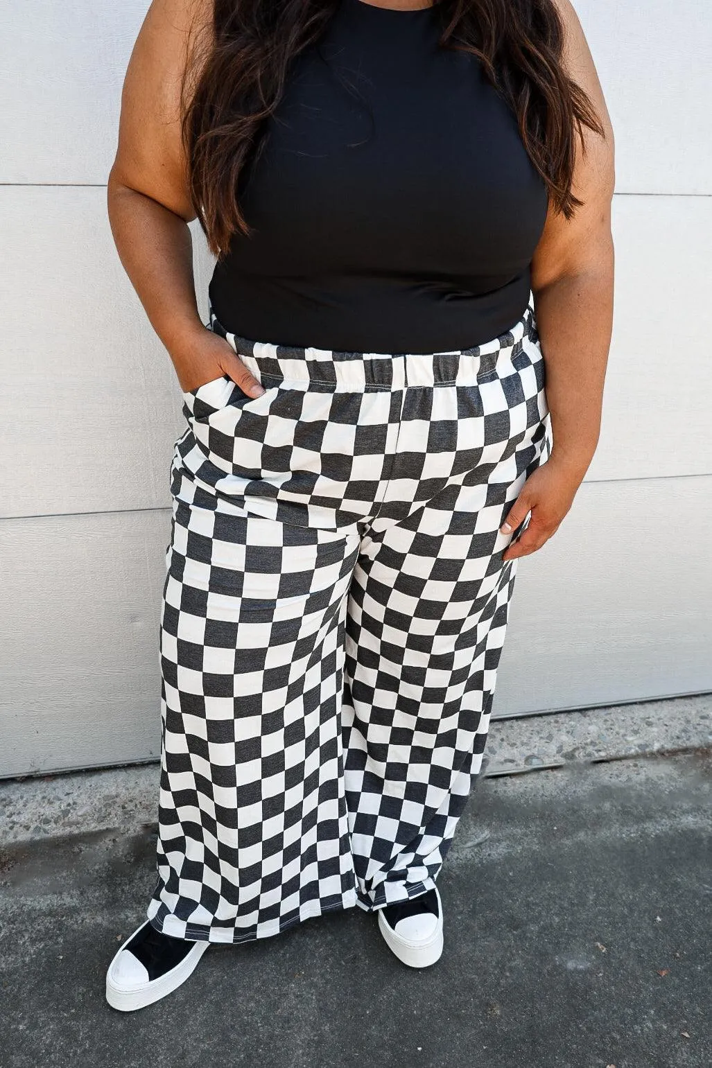 Ace Of Spades Checkered Pants