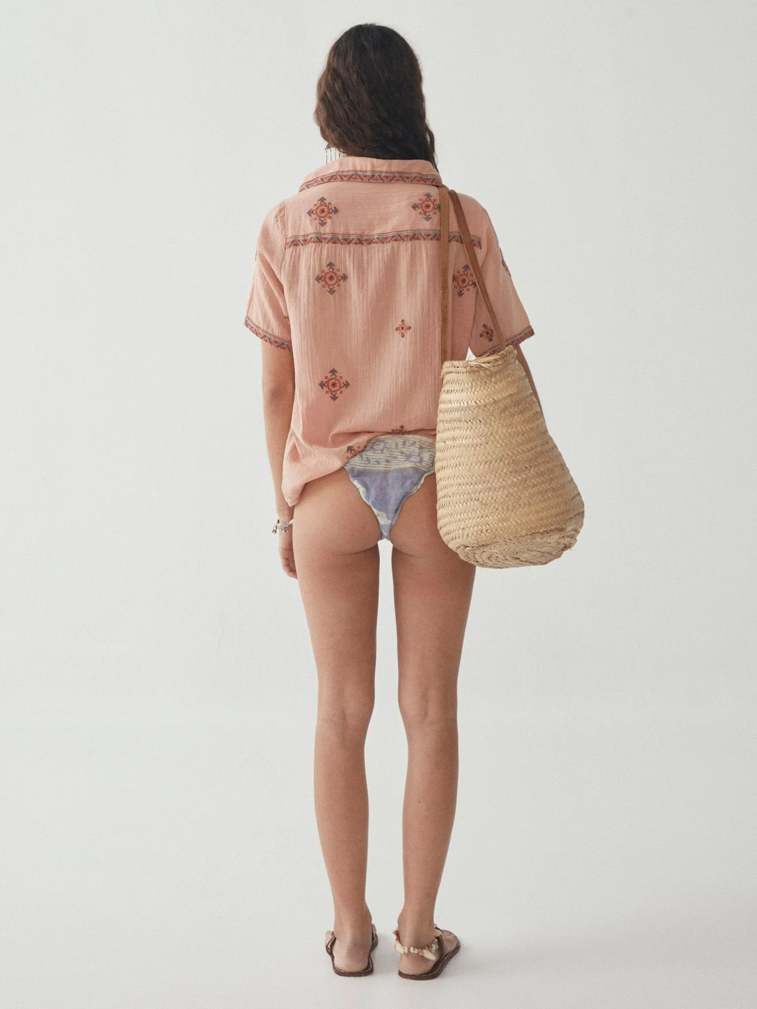 Allanis Blouse - Compass Salmon