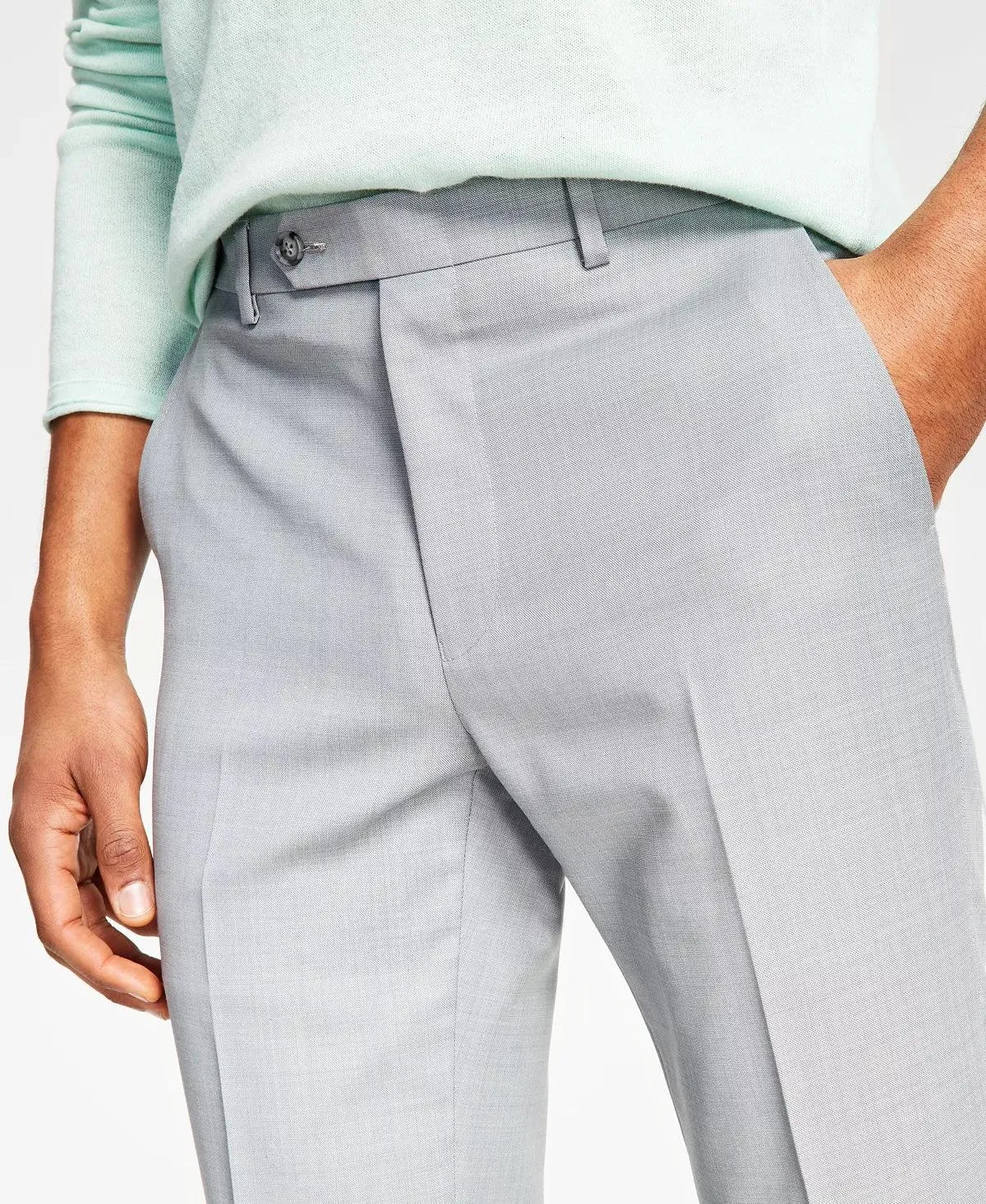 Bar Iii Mens Skinny fit Dress Pants 30 / 32 Grey