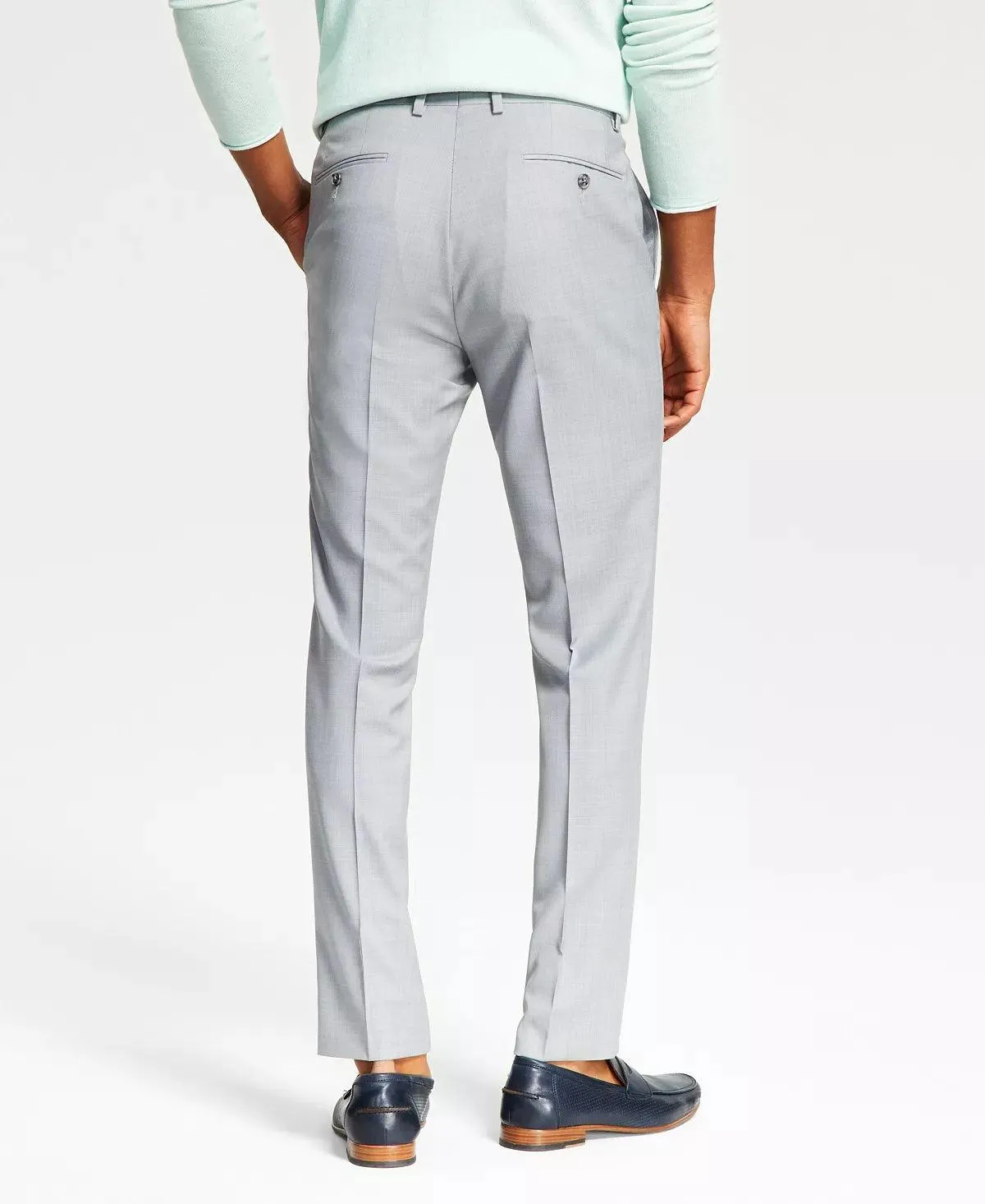 Bar Iii Mens Skinny fit Dress Pants 30 / 32 Grey