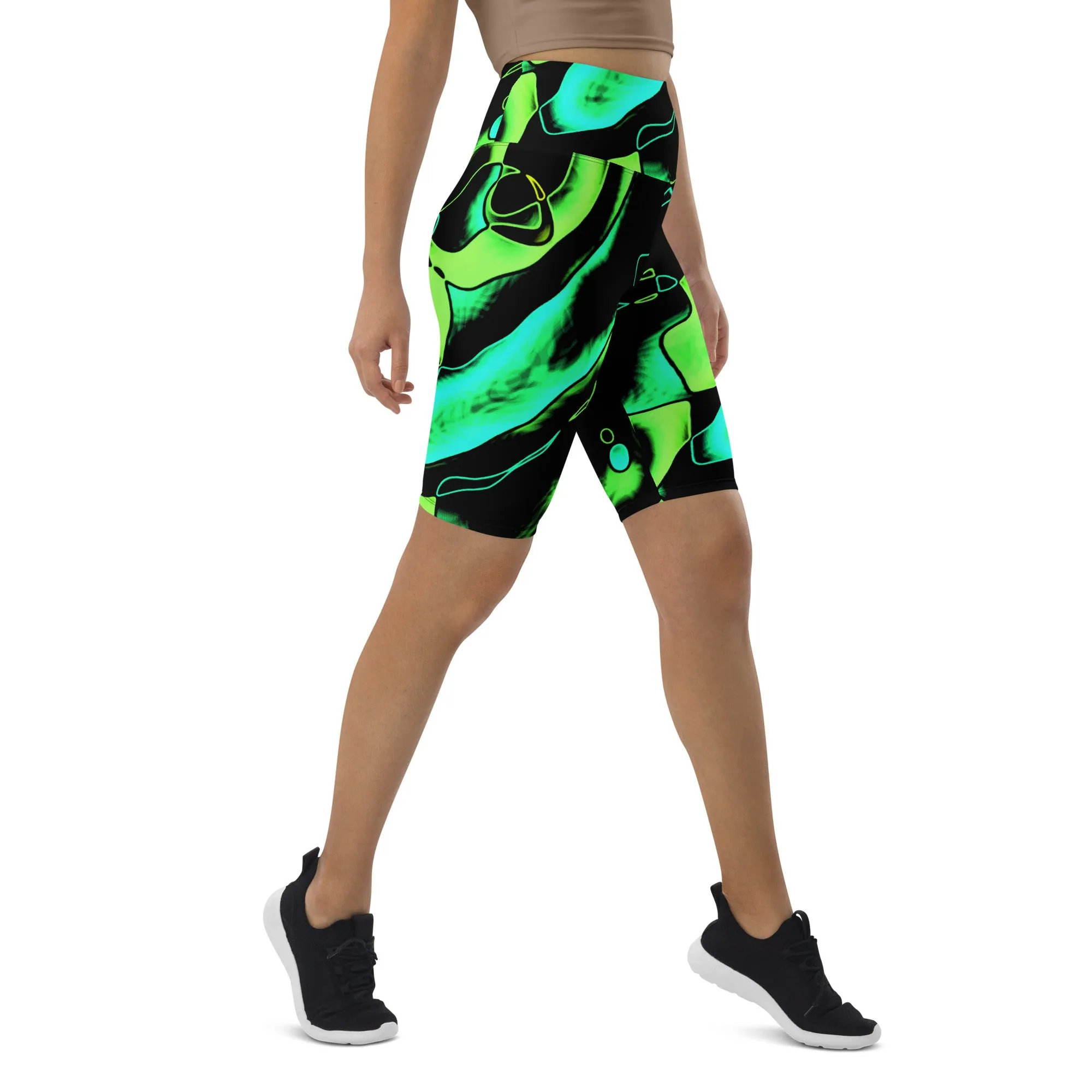 Biker Shorts Colorful Lime