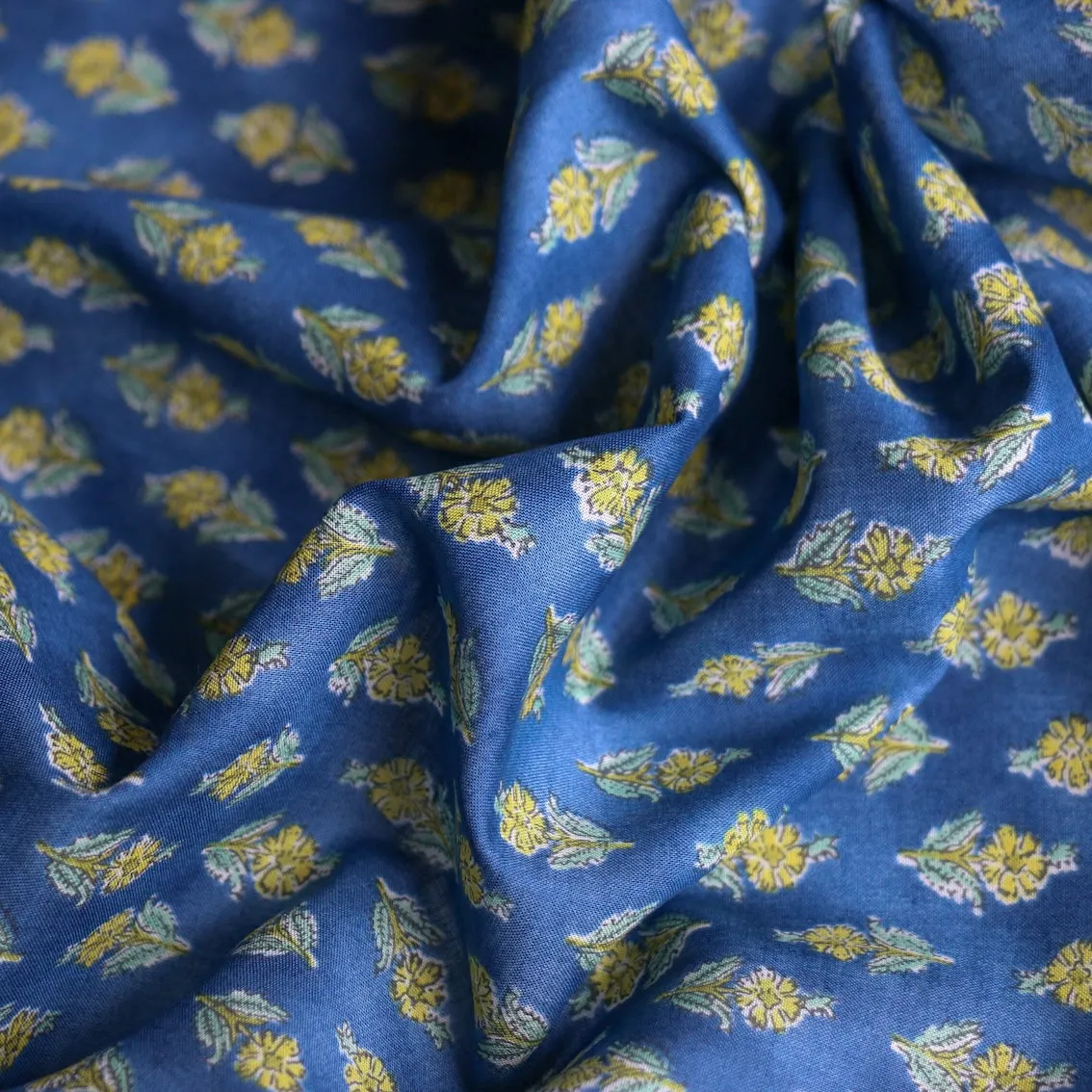 Bluebell Blooms Cotton Voile