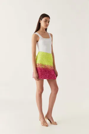 Calypso Ombre Mini Skirt