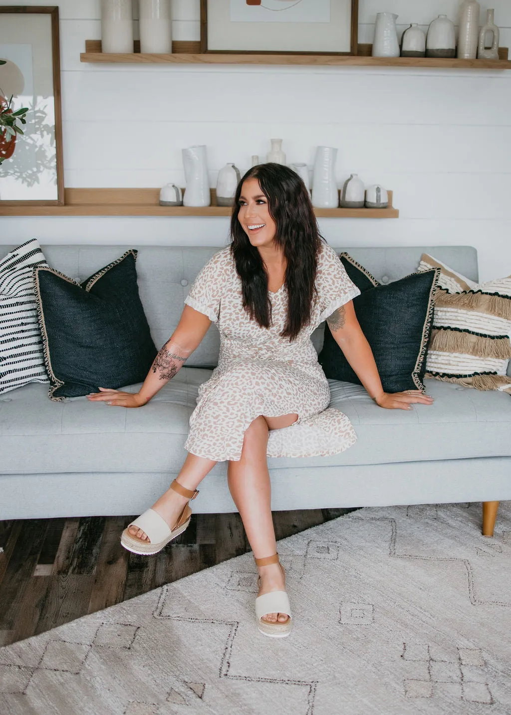 Celia Animal Print Maxi Dress