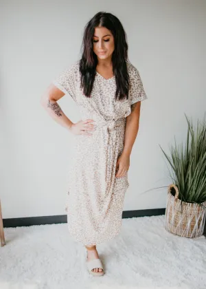 Celia Animal Print Maxi Dress