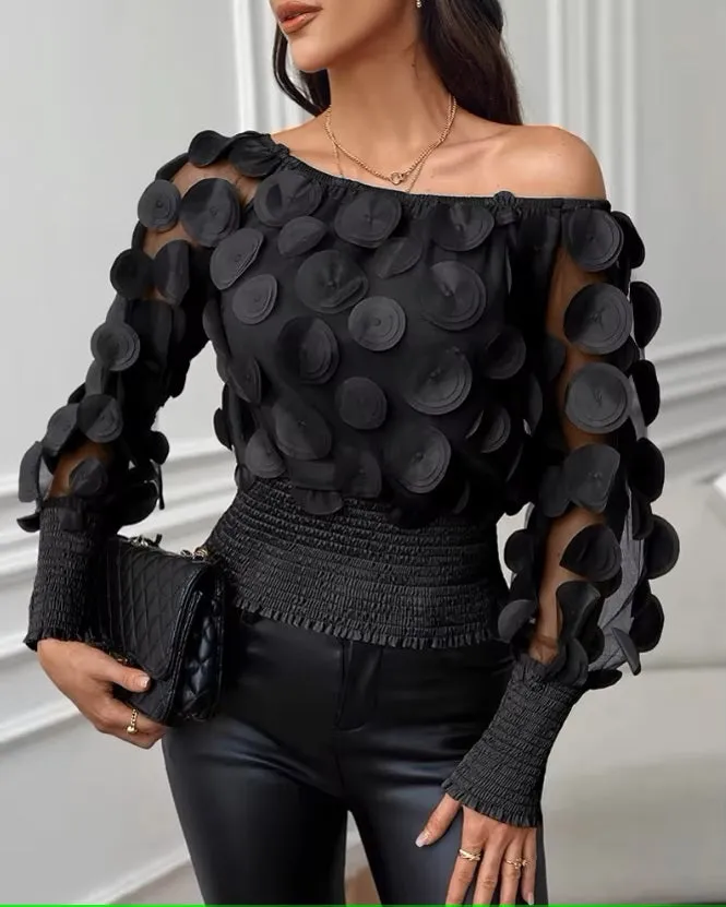 Chicmy-nye outfits women casual outfits 'Aprelia' Fashion off shoulder top