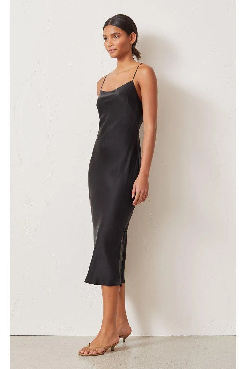 Classic Midi Dress - Black