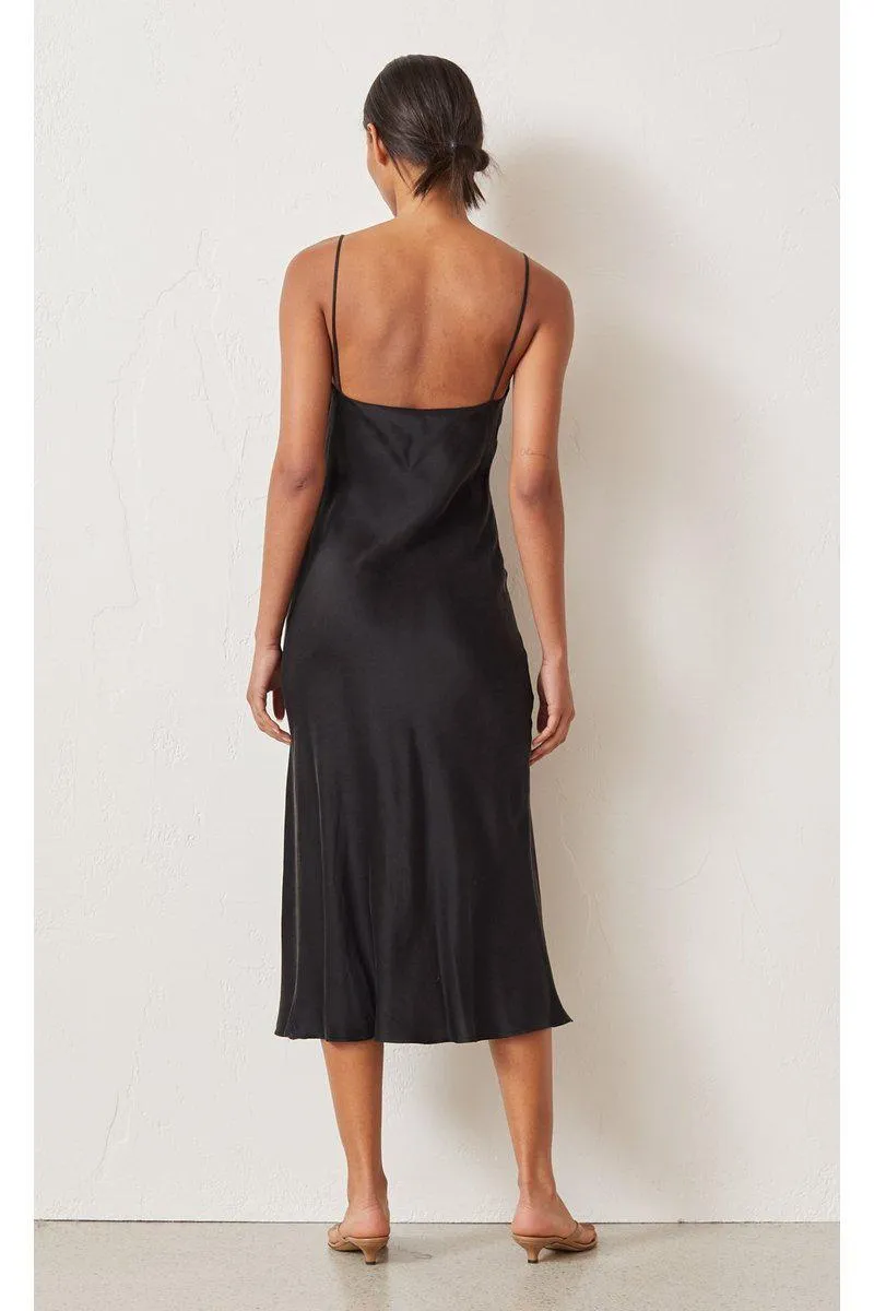 Classic Midi Dress - Black