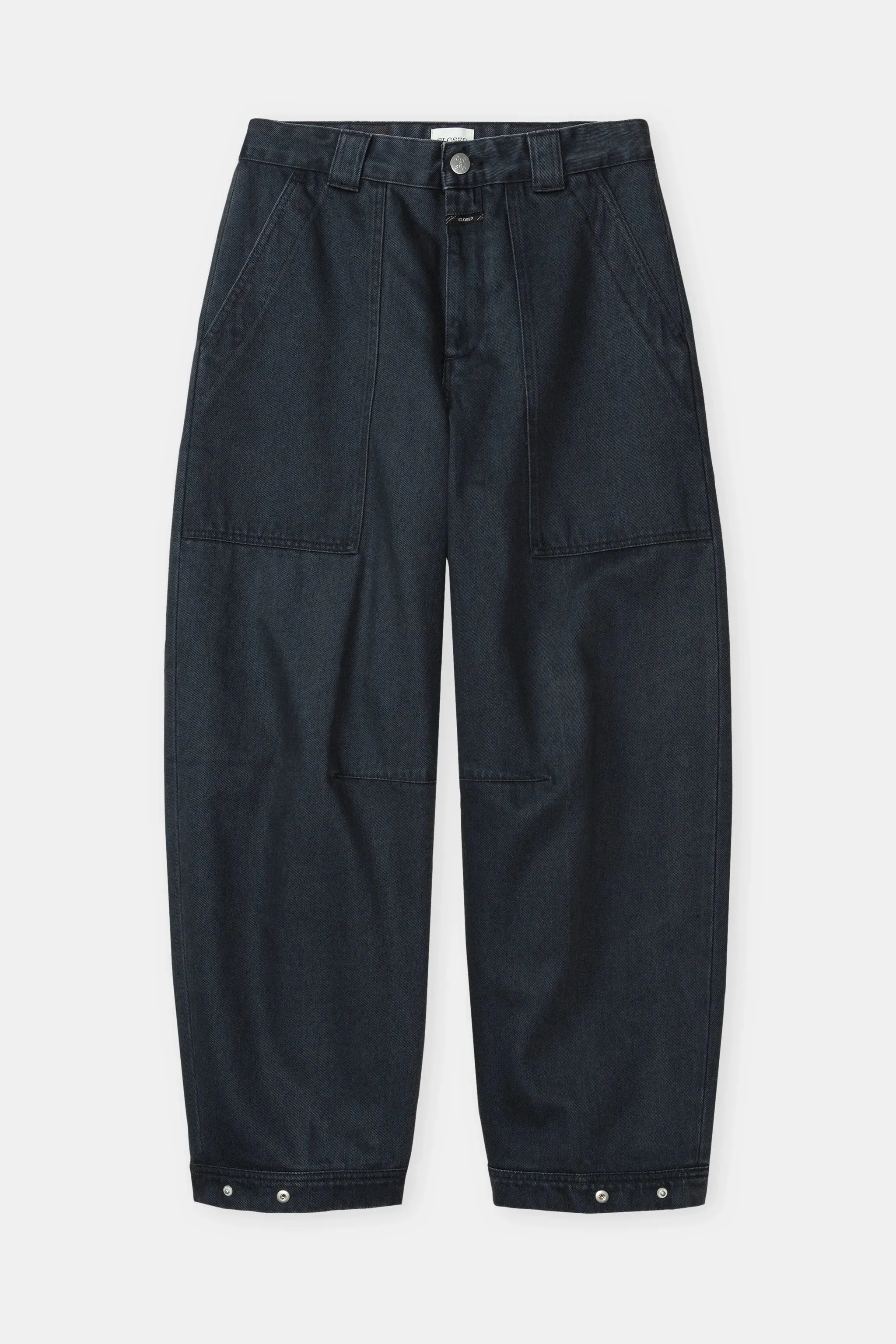 CLOSED WOMENS RHANNON RELAXED PANT - DARK GREY