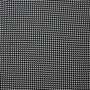 Crêpe viscose imprimée graphique mini blanc fond noir