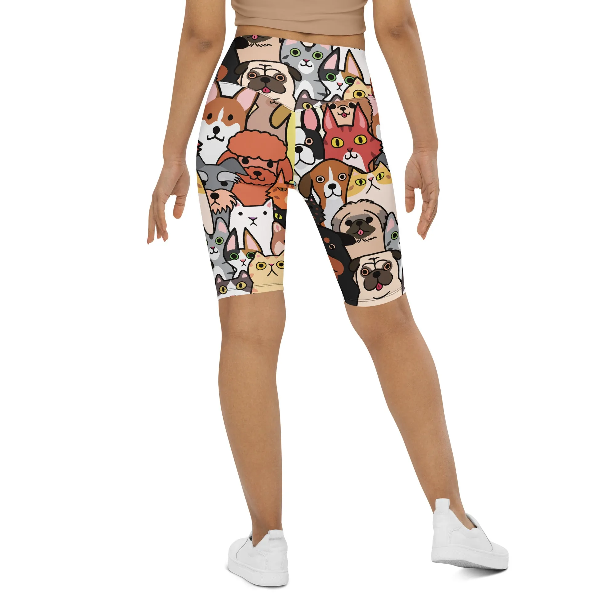 Cuteness Overload Biker Shorts