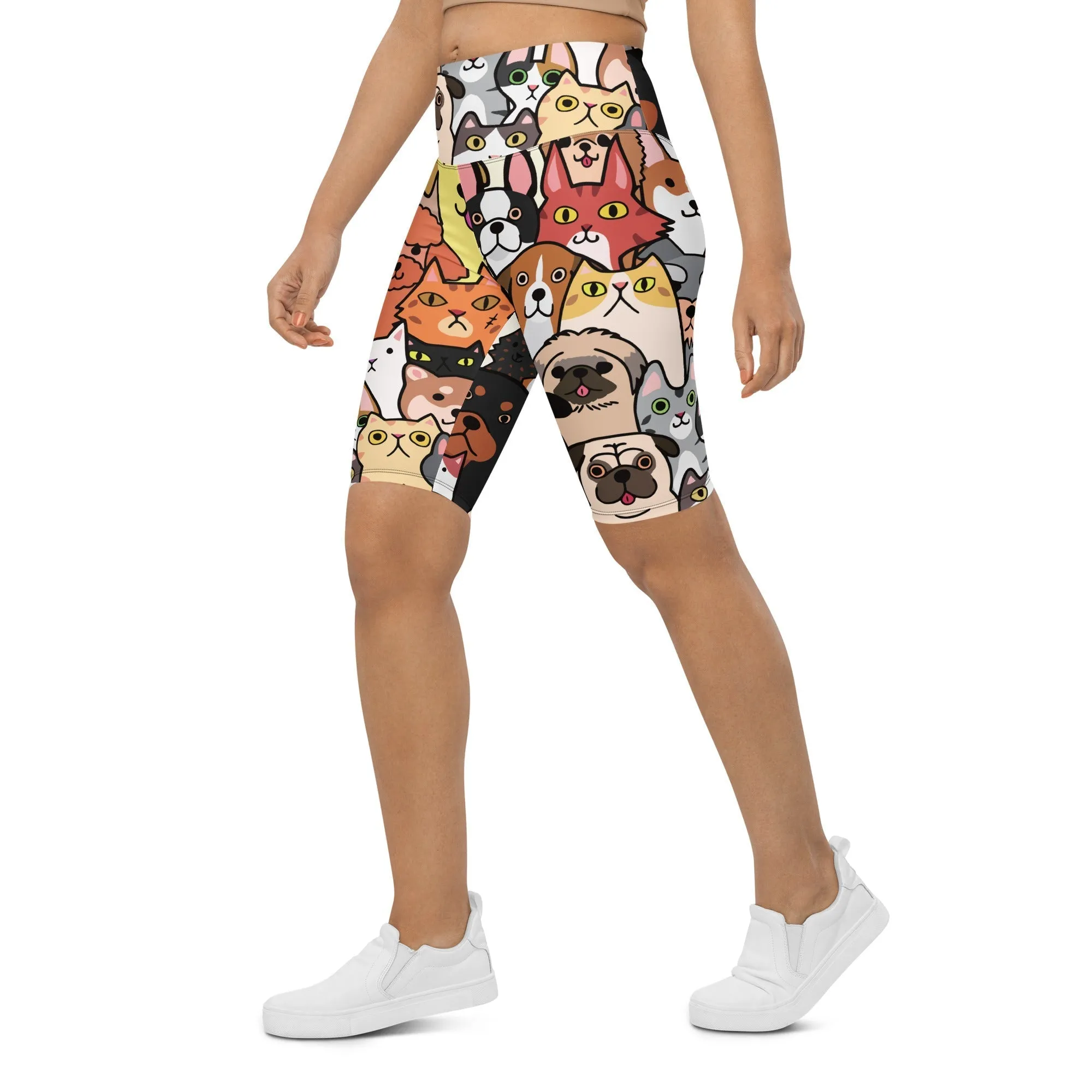 Cuteness Overload Biker Shorts