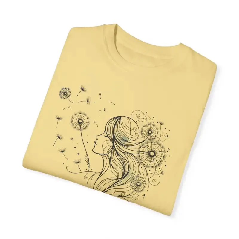 Dandelions Dreams Comfort Tee for Women