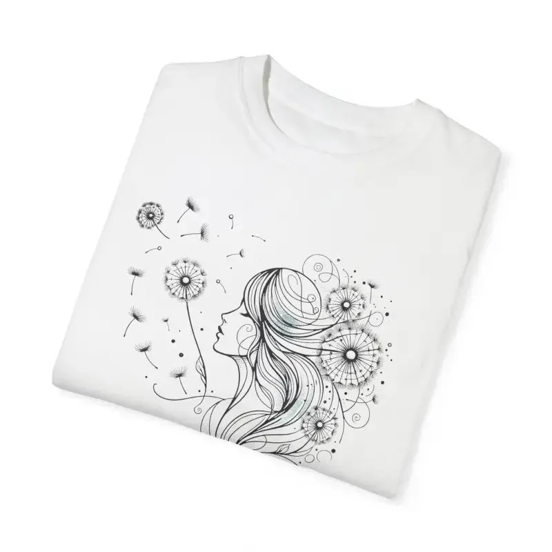 Dandelions Dreams Comfort Tee for Women