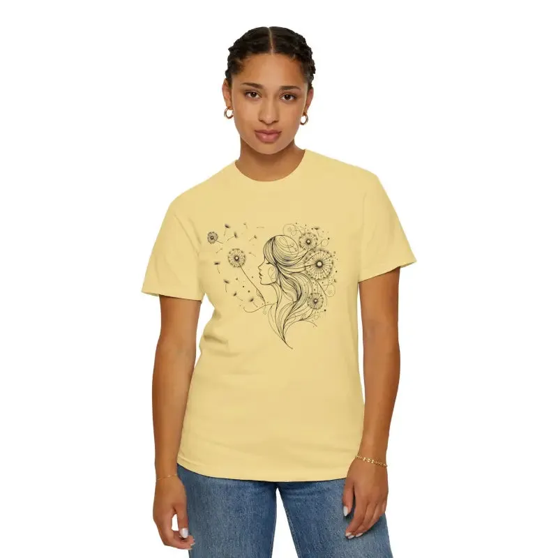 Dandelions Dreams Comfort Tee for Women