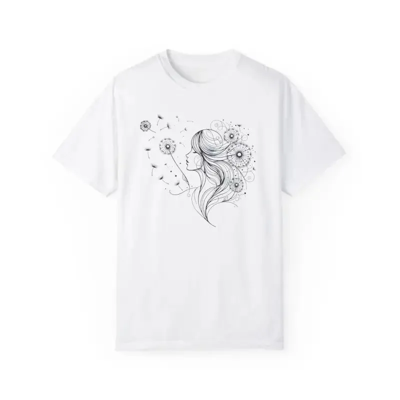 Dandelions Dreams Comfort Tee for Women