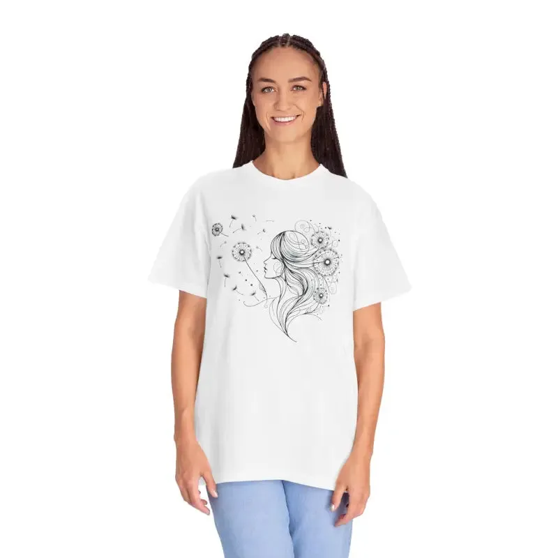 Dandelions Dreams Comfort Tee for Women