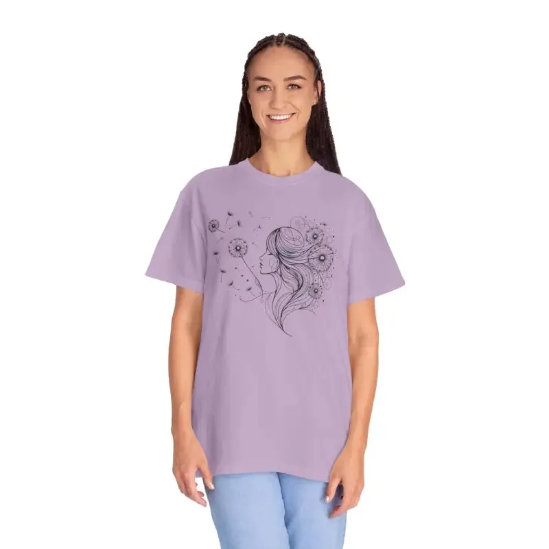 Dandelions Dreams Comfort Tee for Women