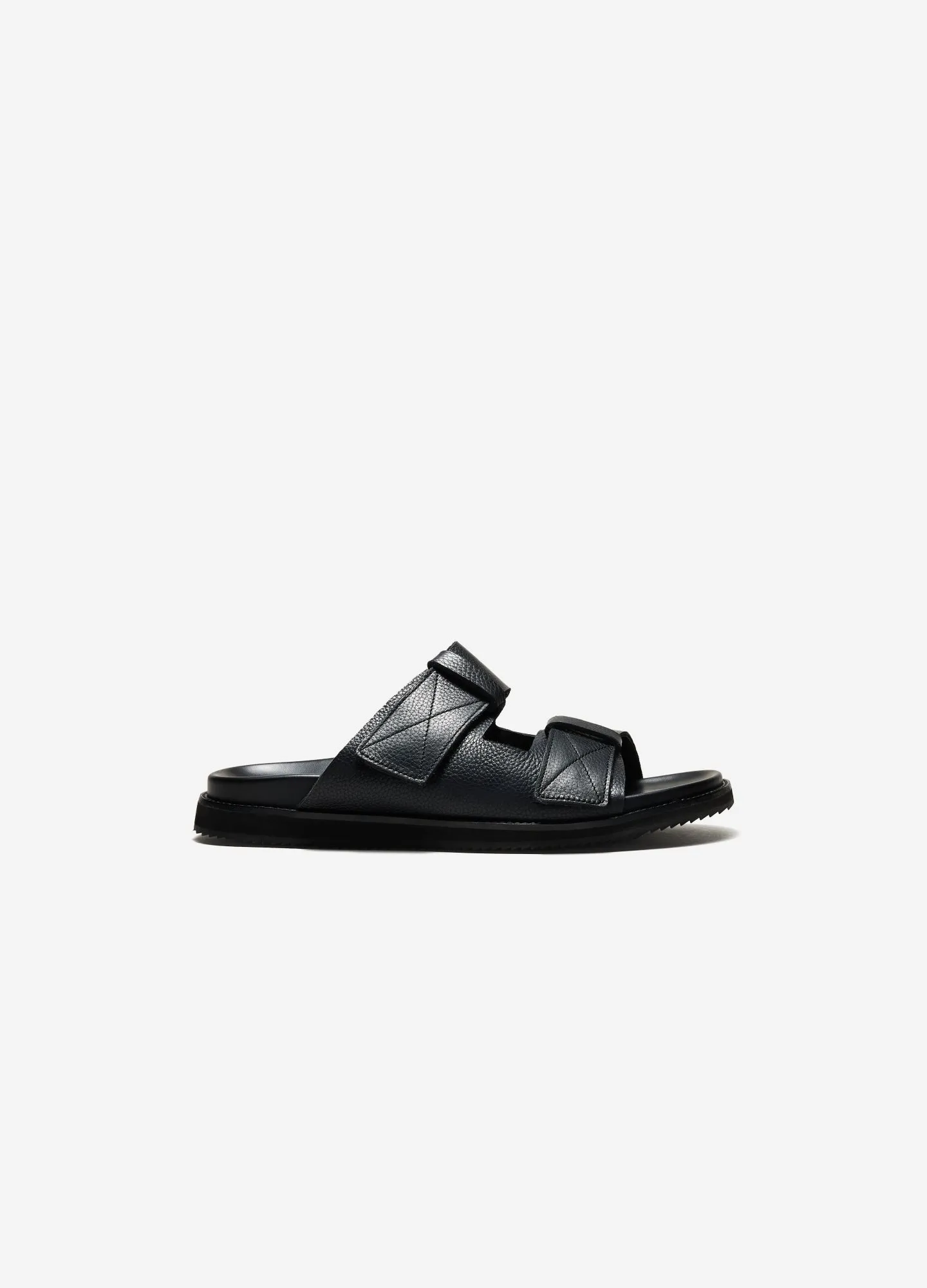 Double Strap Sandal Black