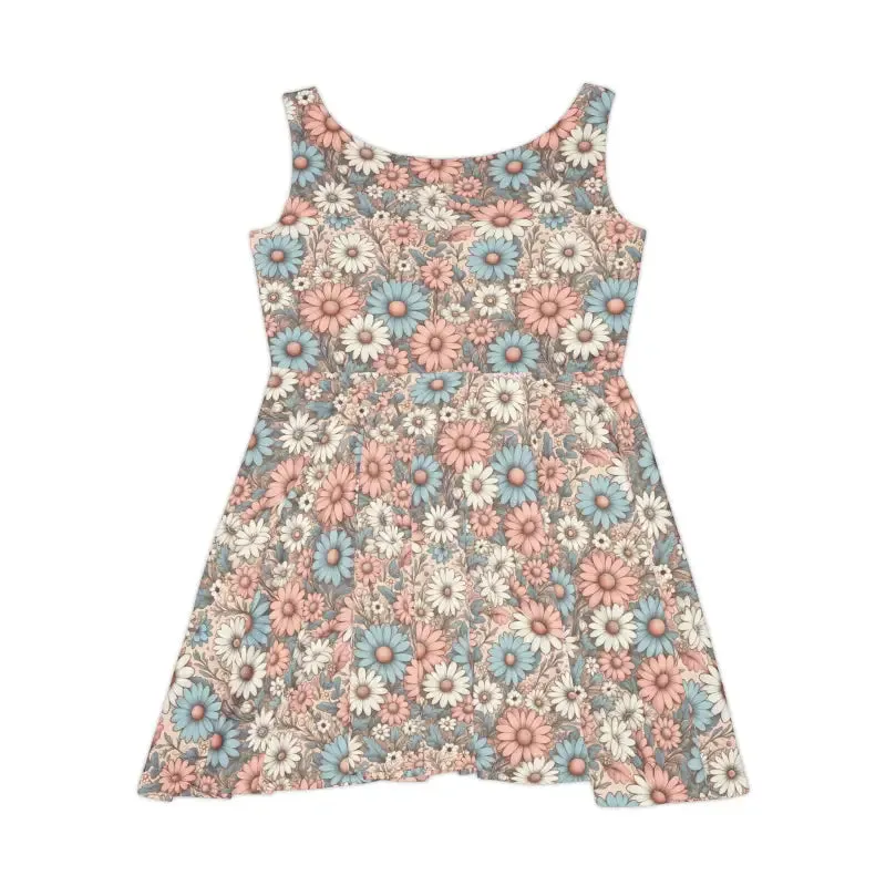 Enchanting Pastel Floral Skater Dress