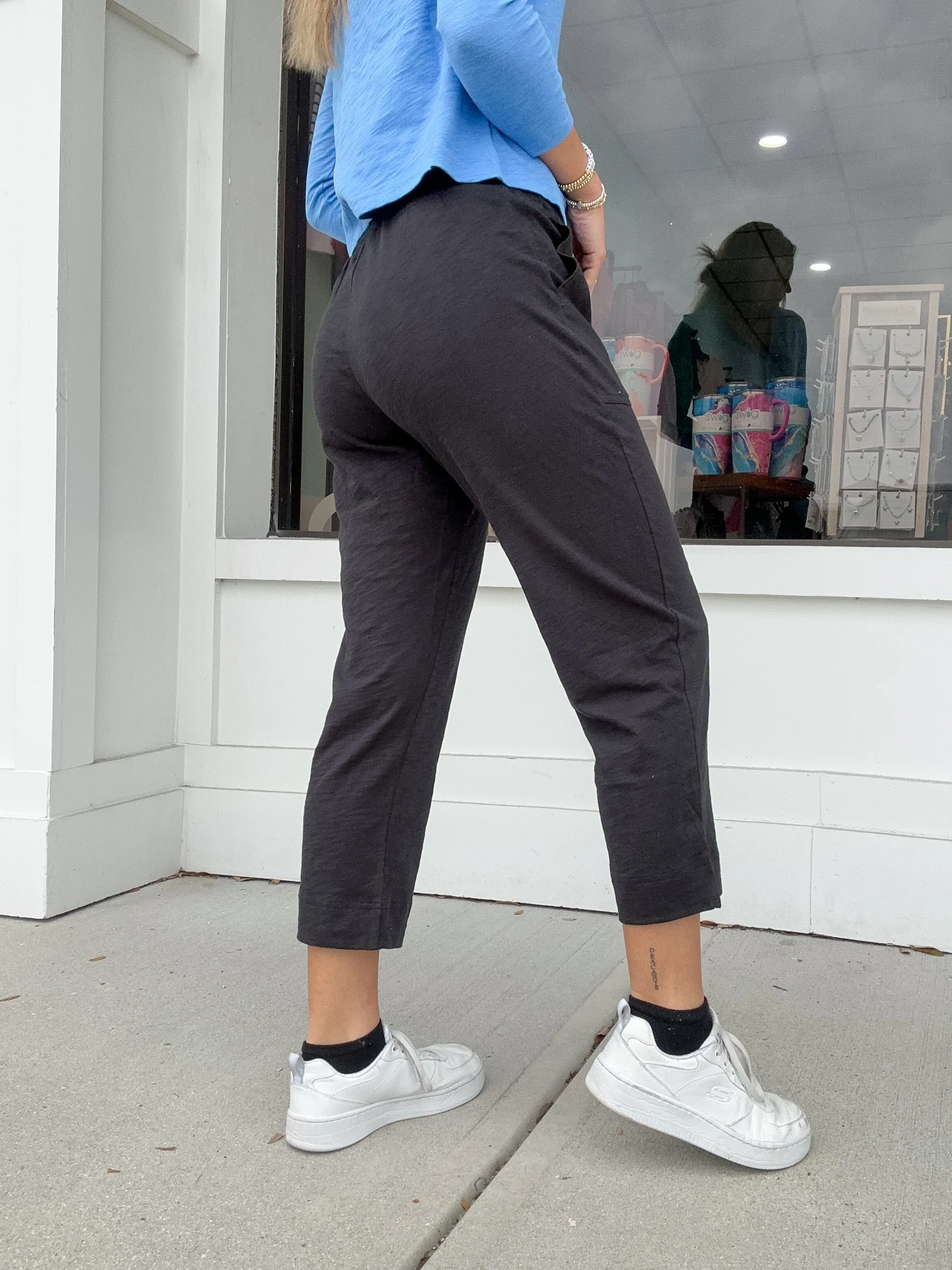 Escape by Habitat Cotton Slub Pocket Capri