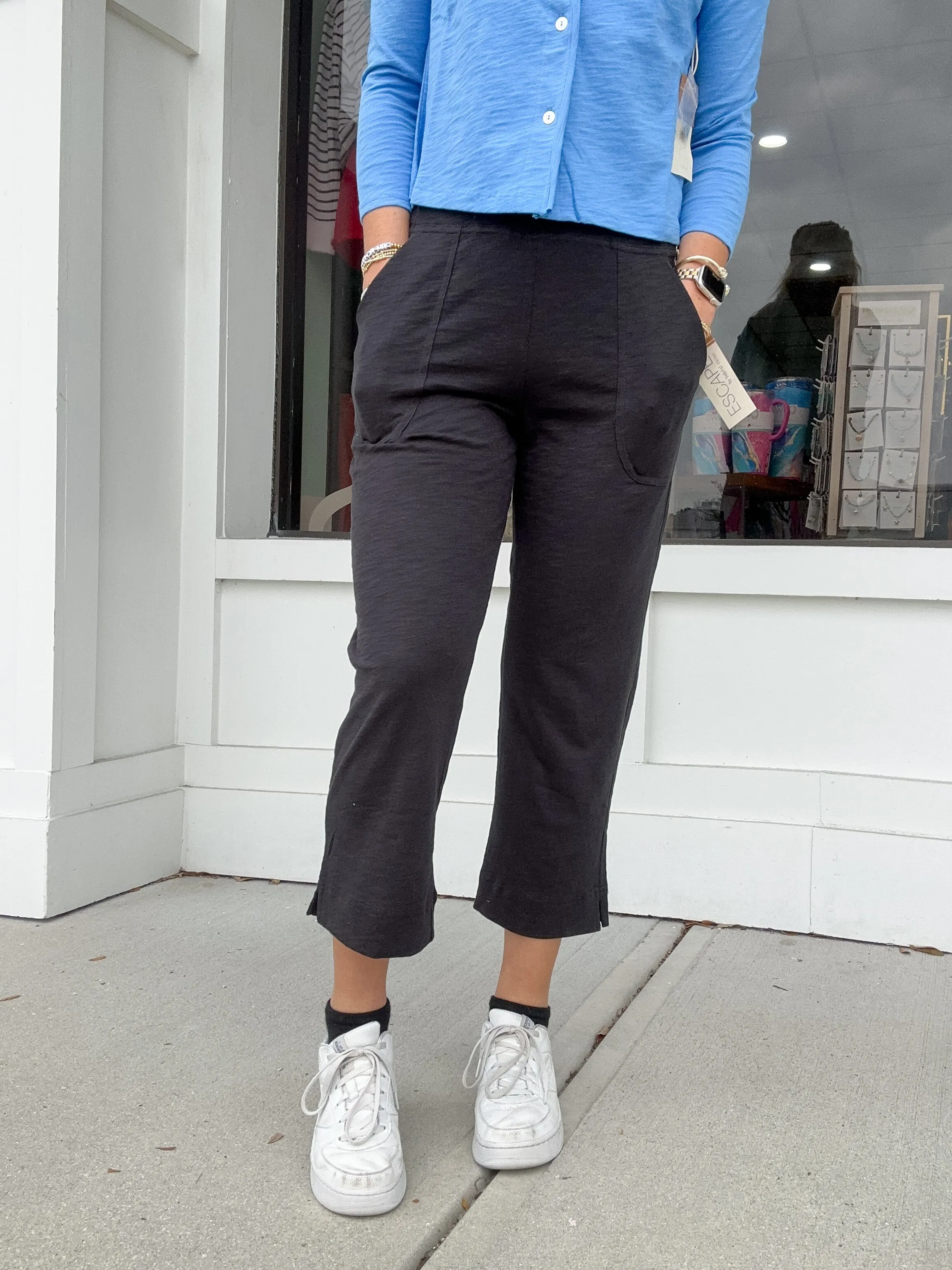Escape by Habitat Cotton Slub Pocket Capri