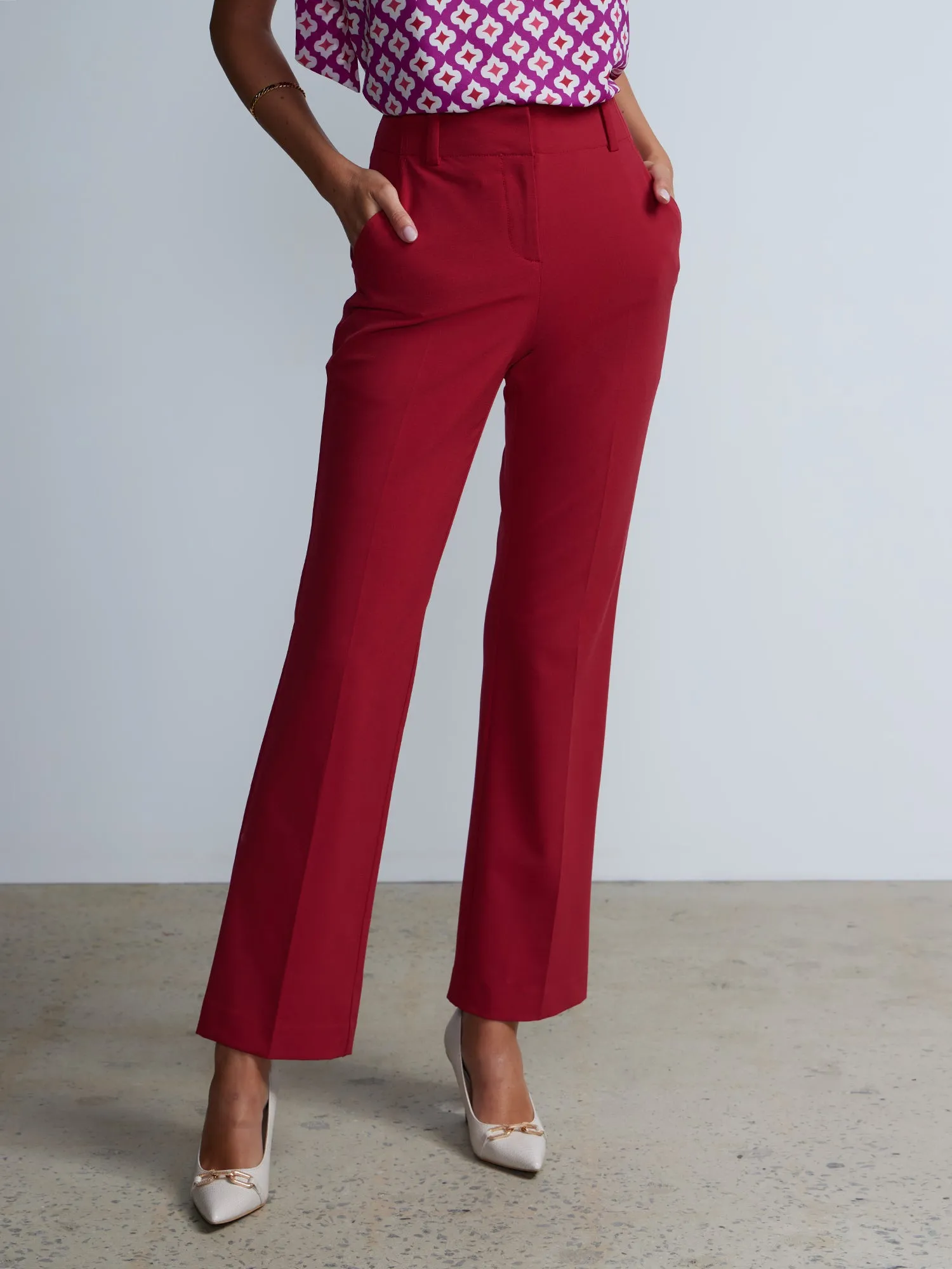 Essential Stretch High Rise Bootcut Pant