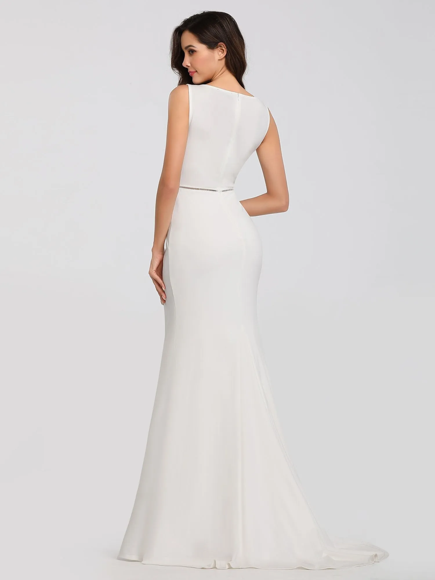 Ever-Pretty Classic Fishtailn Wholesale Wedding Dresses Without Sleeve EZ07804