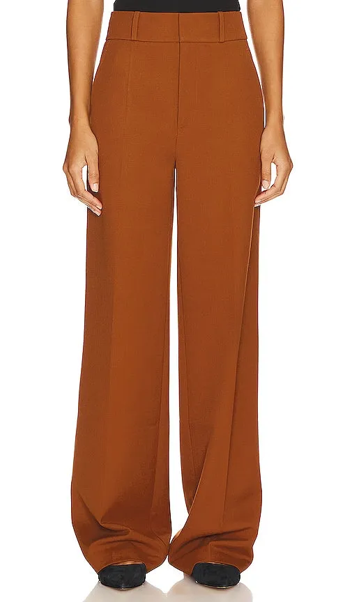 FRAME Relaxed Trouser in Cognac
