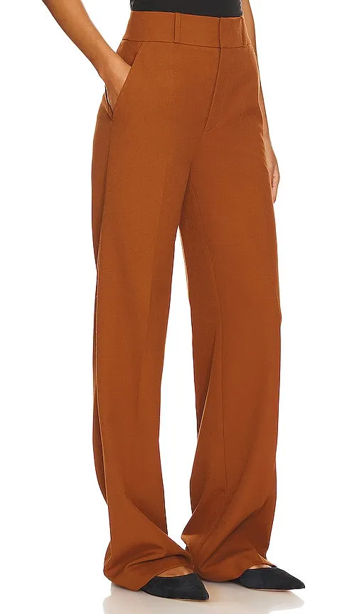FRAME Relaxed Trouser in Cognac