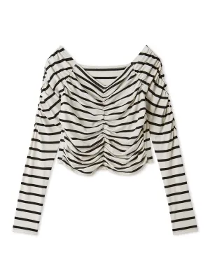 Gathered Off-Shoulder Top