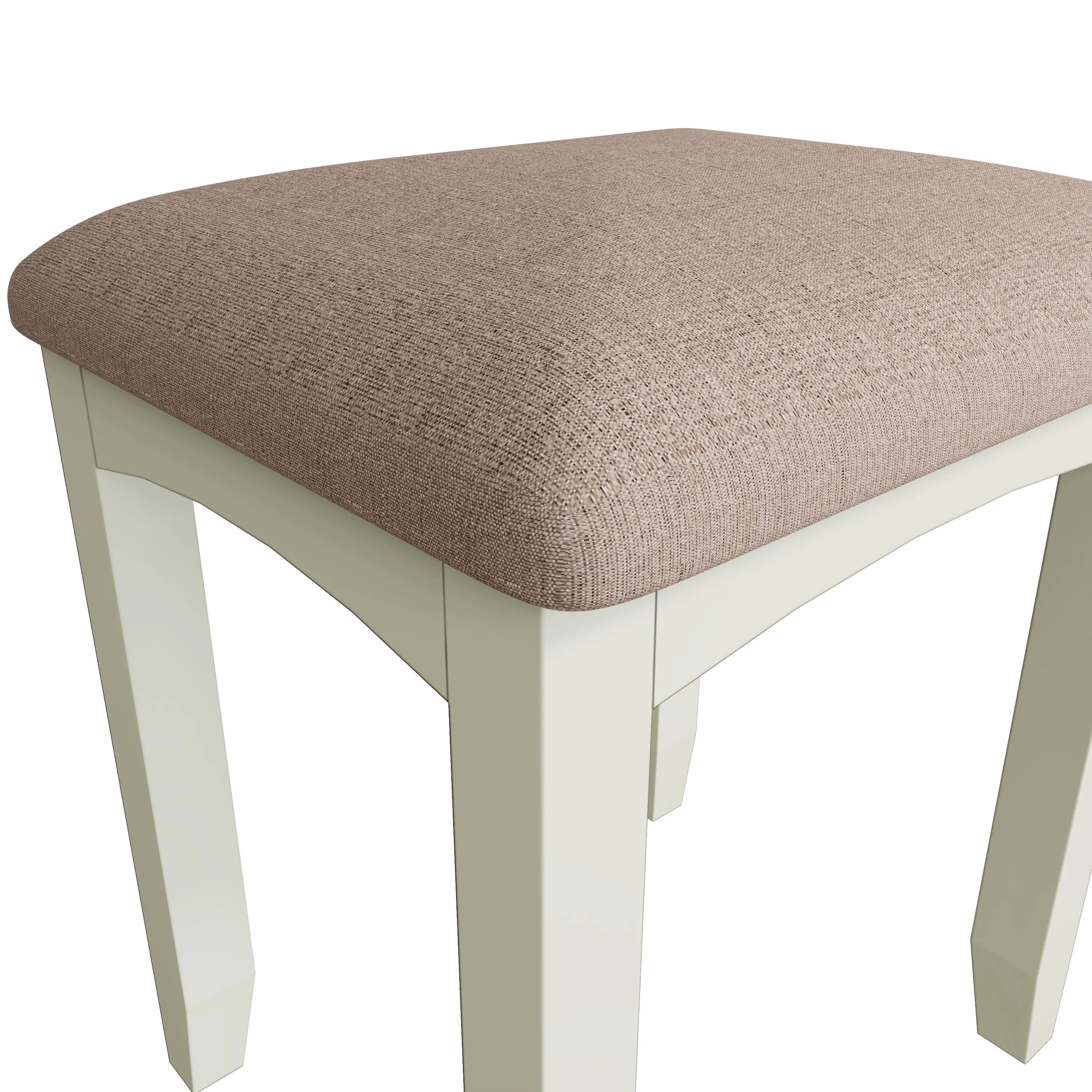 Geras White Stool