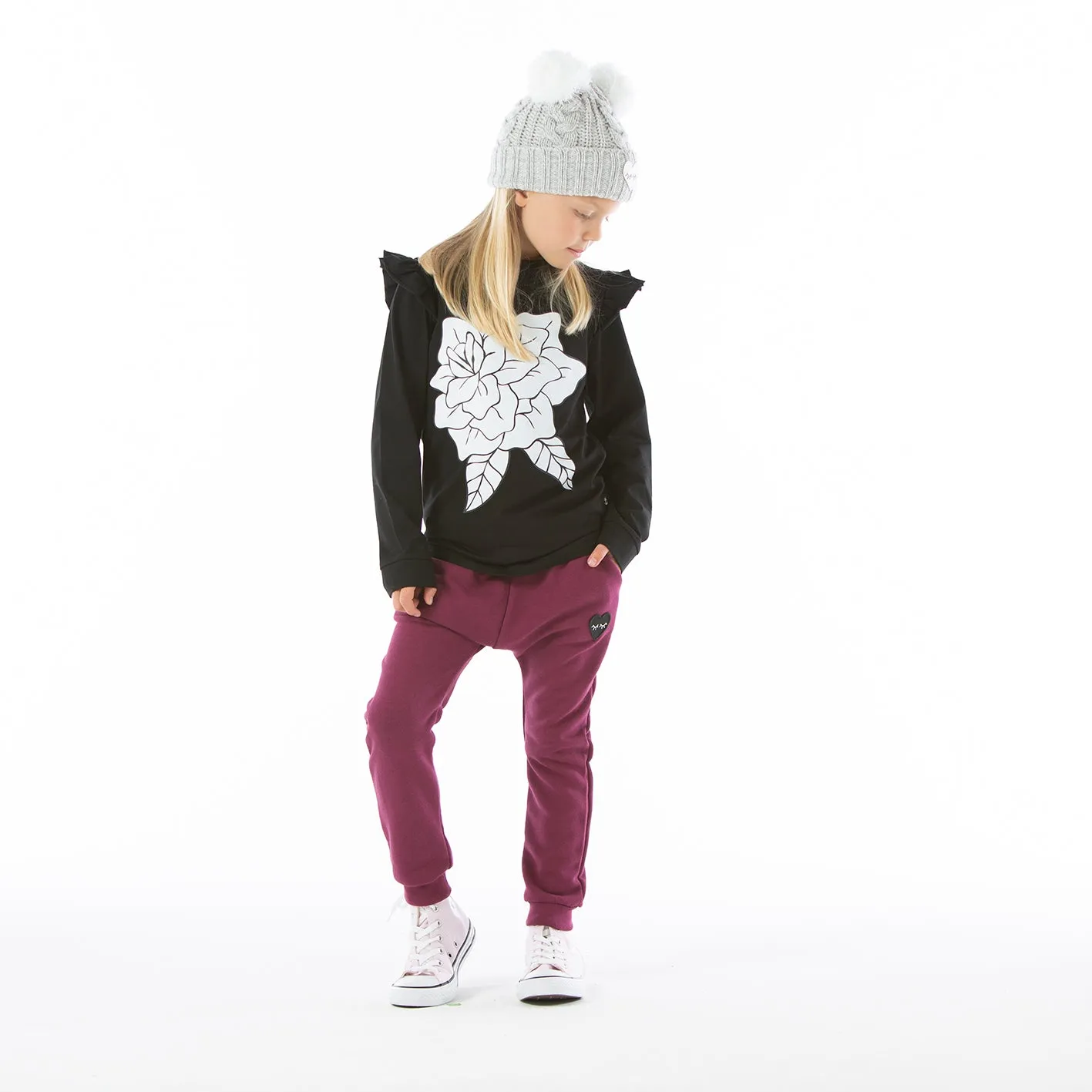 Hello Stranger Rose Slouch Pants