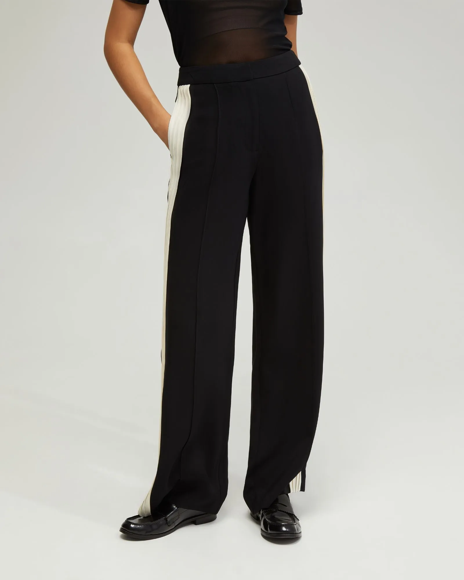 Ines Contrast Side Panel Pants