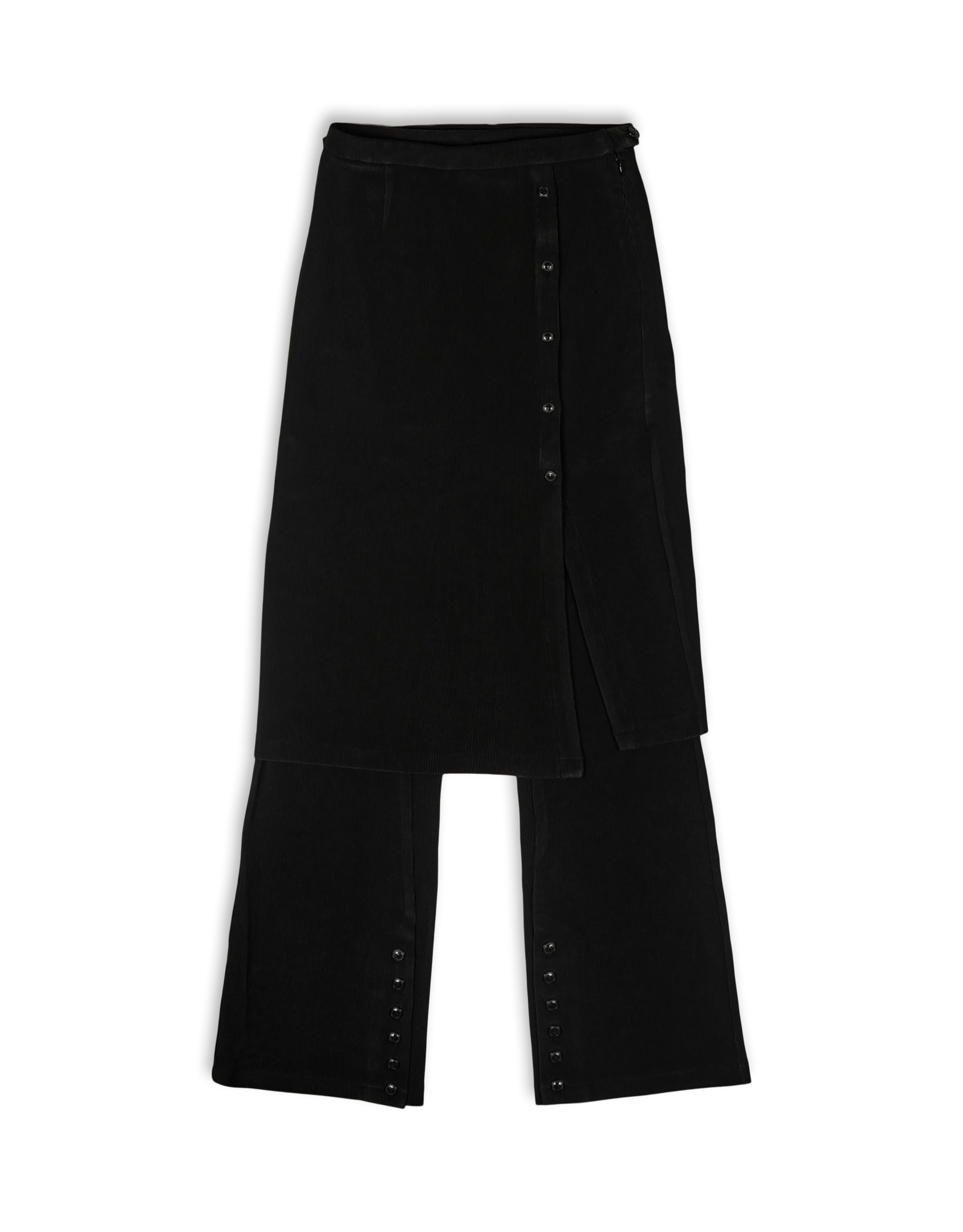 Layered Skirt Pants