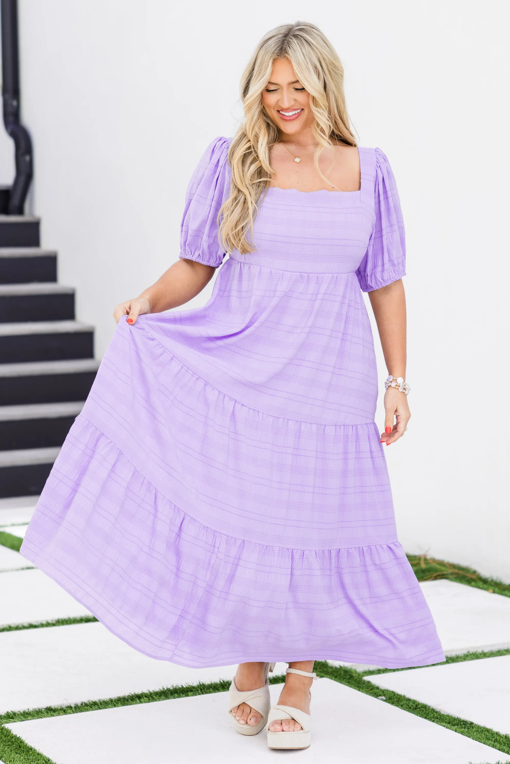 Let's Get Away Dress, Lavender