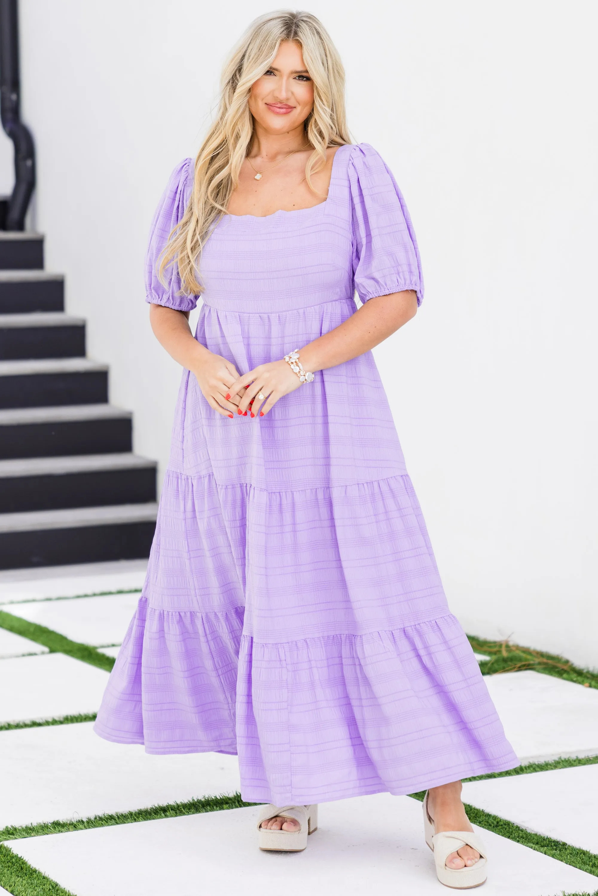 Let's Get Away Dress, Lavender