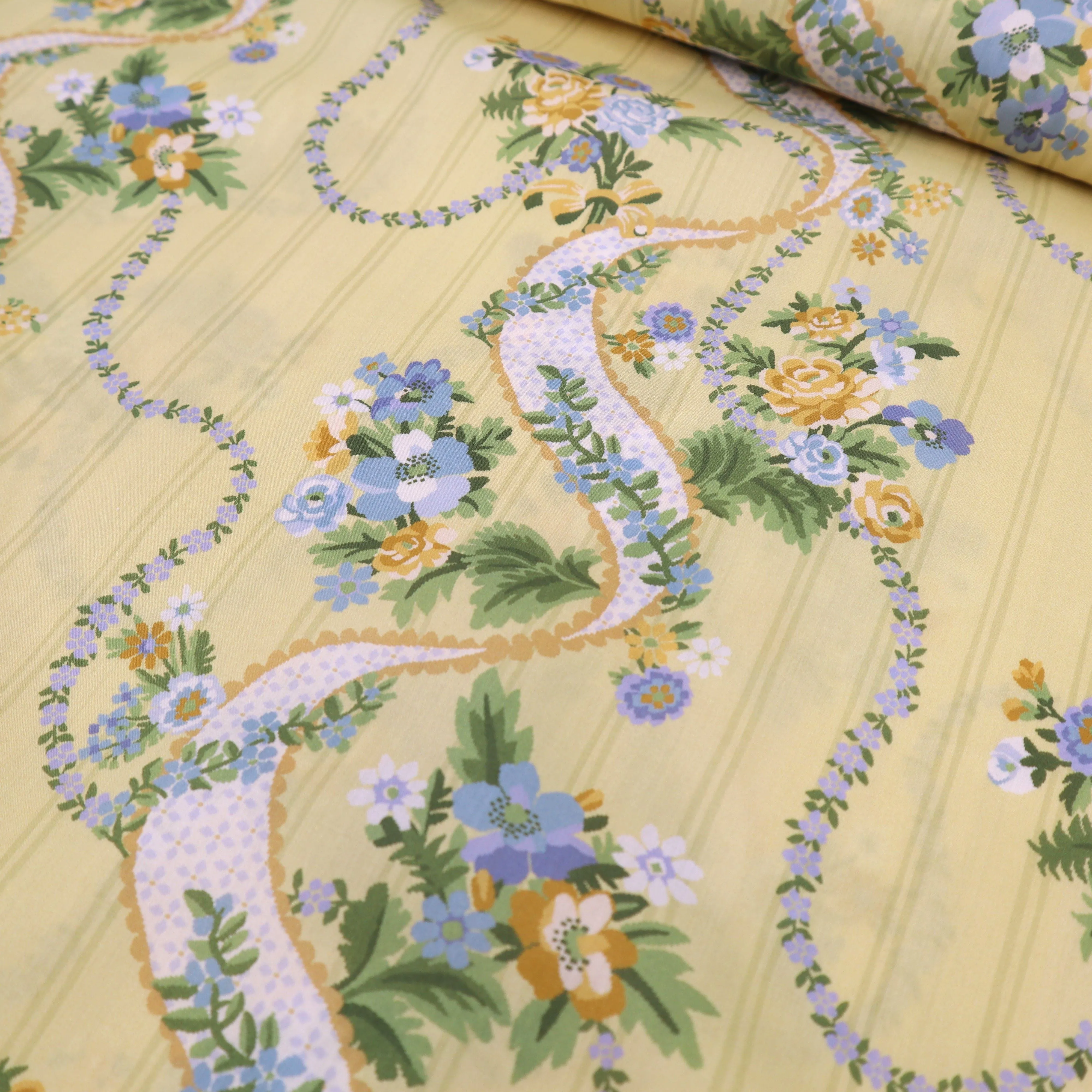 Liberty Fabrics x Bridgerton Ribbon Cascade C Tana Lawn™ Cotton