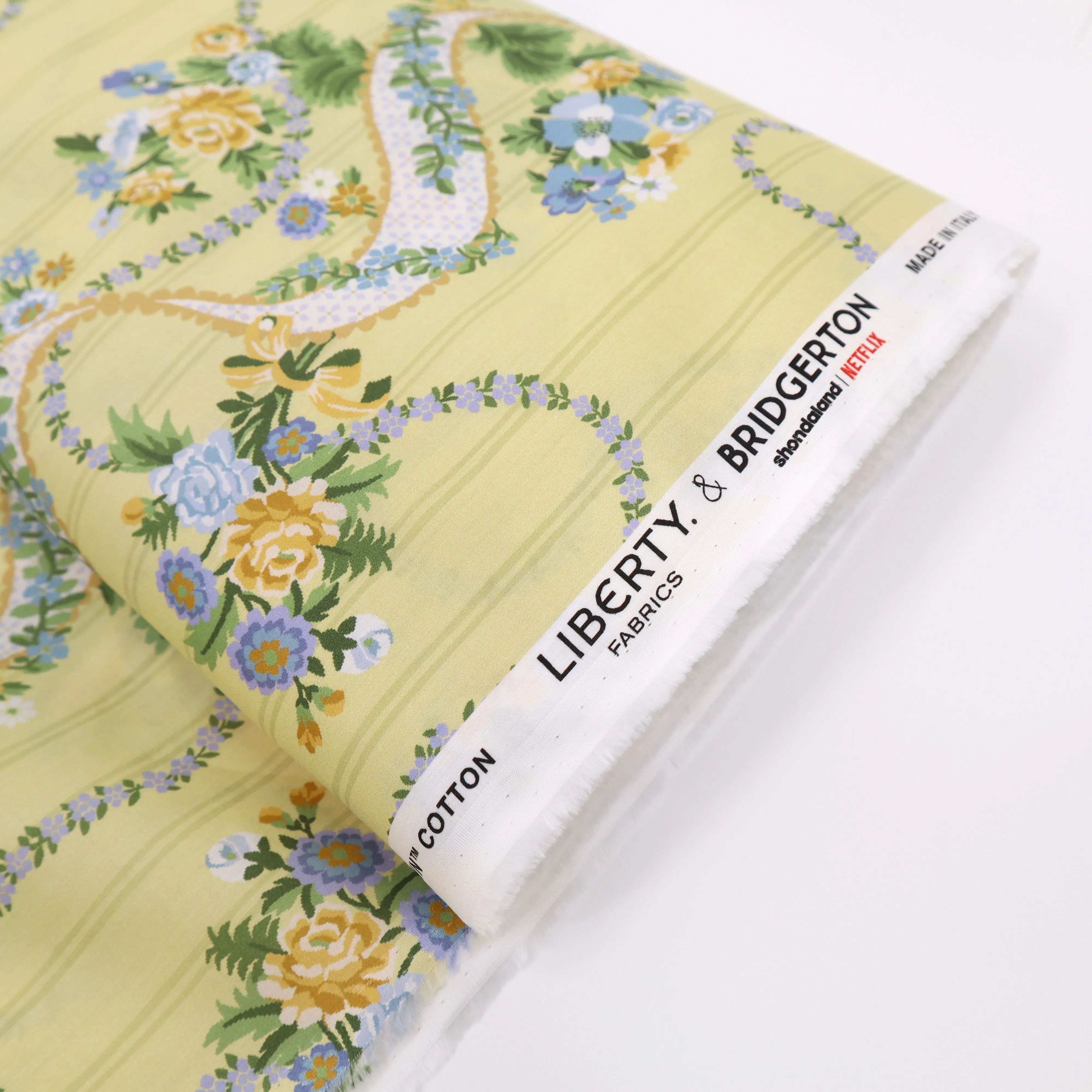 Liberty Fabrics x Bridgerton Ribbon Cascade C Tana Lawn™ Cotton
