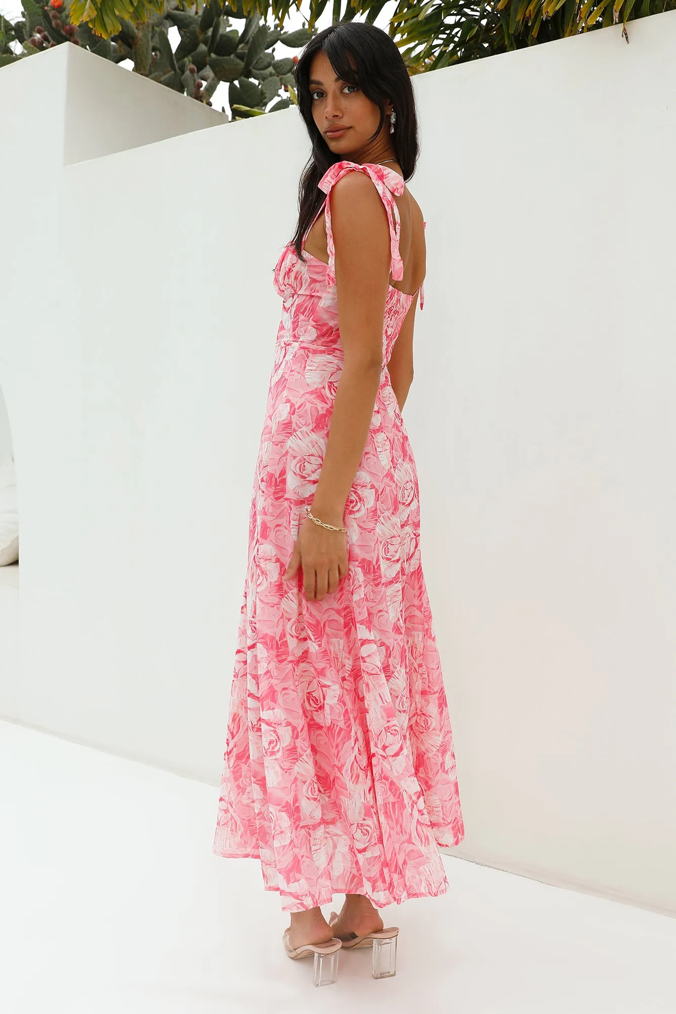 Lovers Dance Maxi Dress Pink
