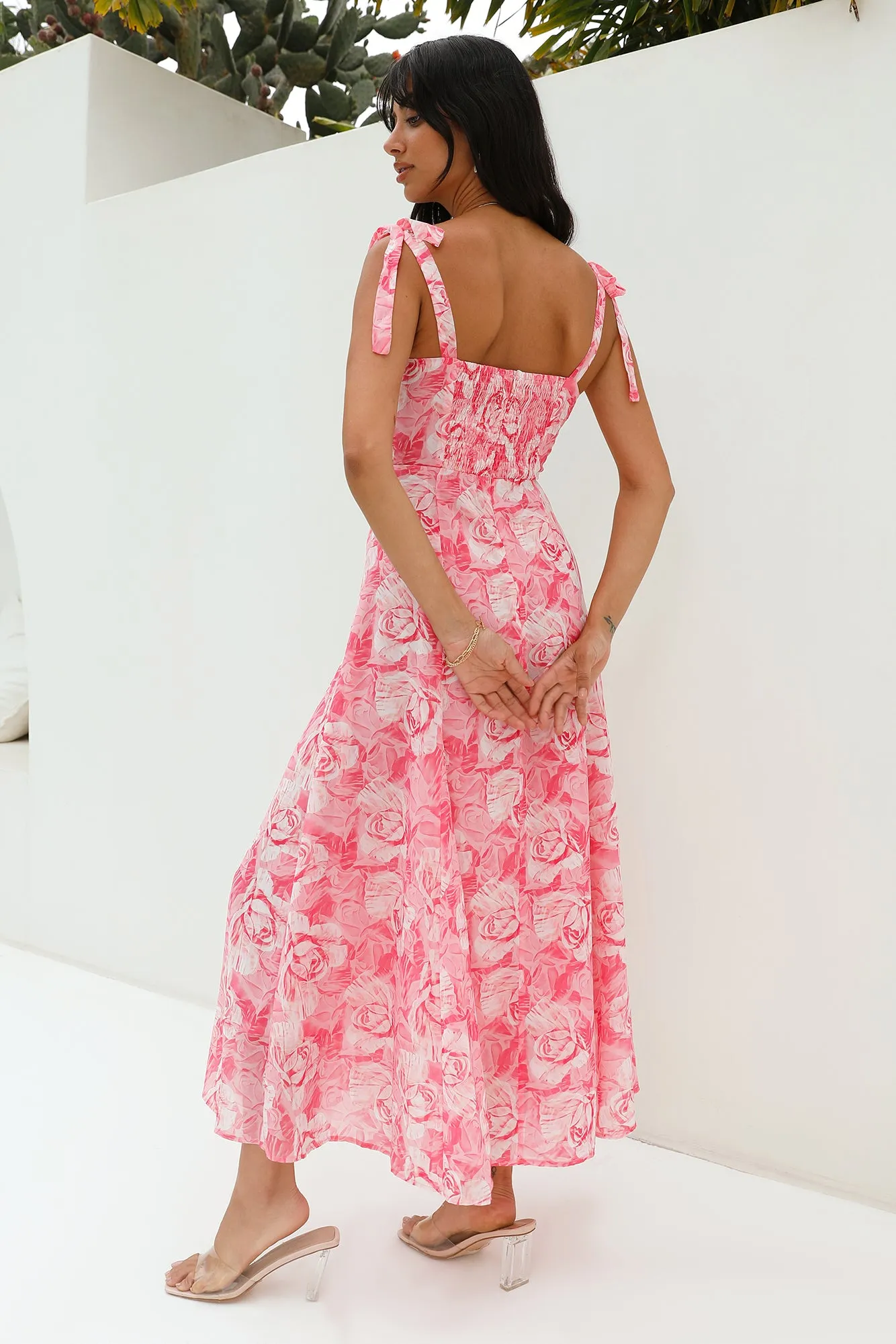 Lovers Dance Maxi Dress Pink