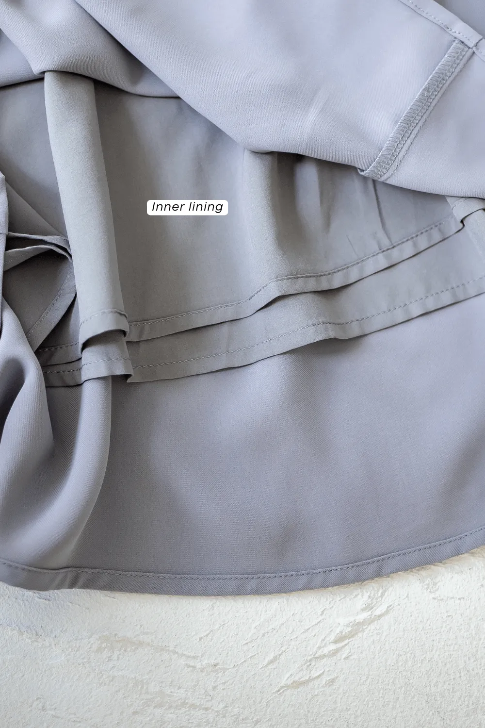 LUNA MAXI SKIRT IN GREY BLUE