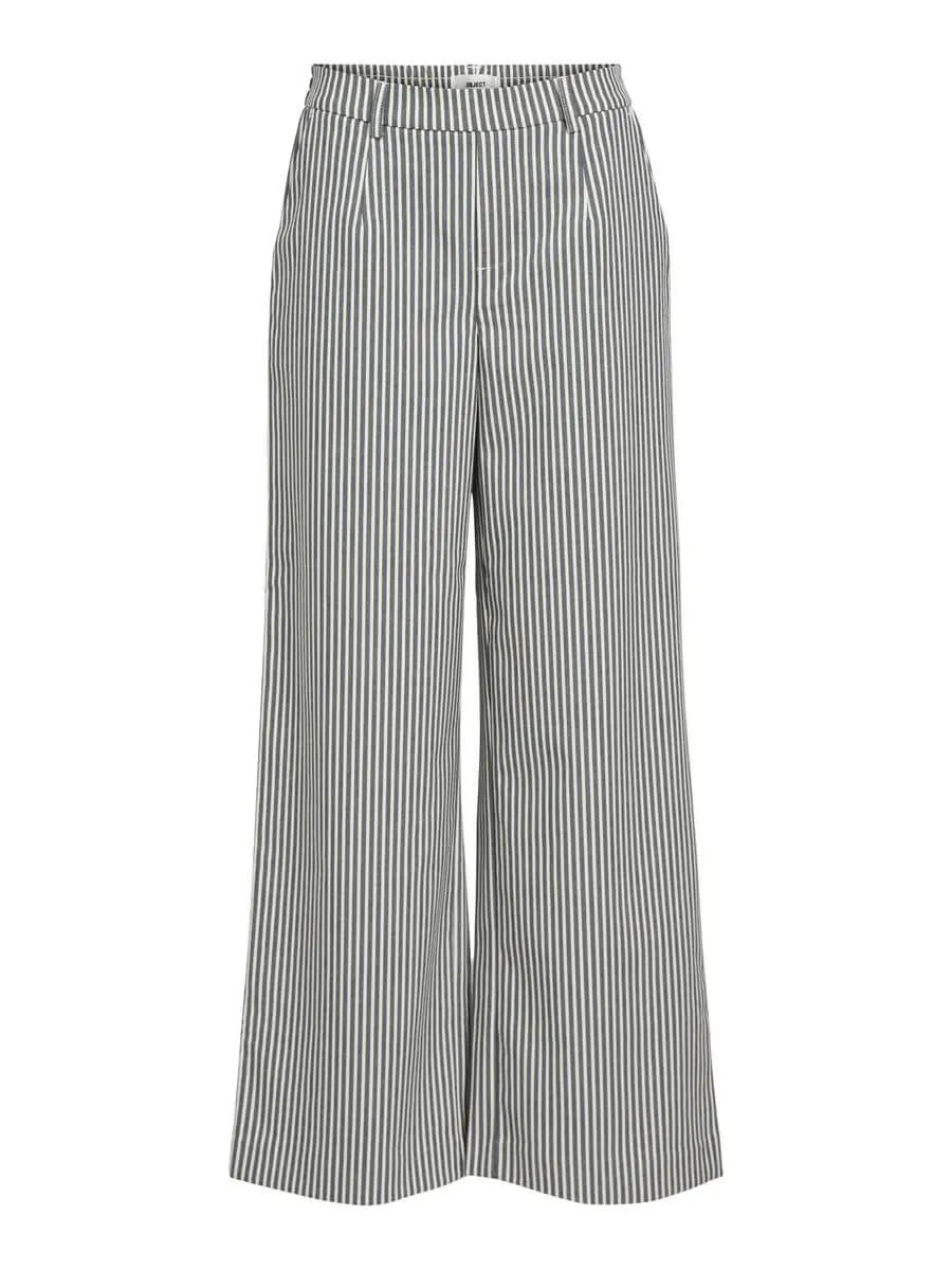 OBJLisa Wide Pants - Cloud Dancer Sky Captain