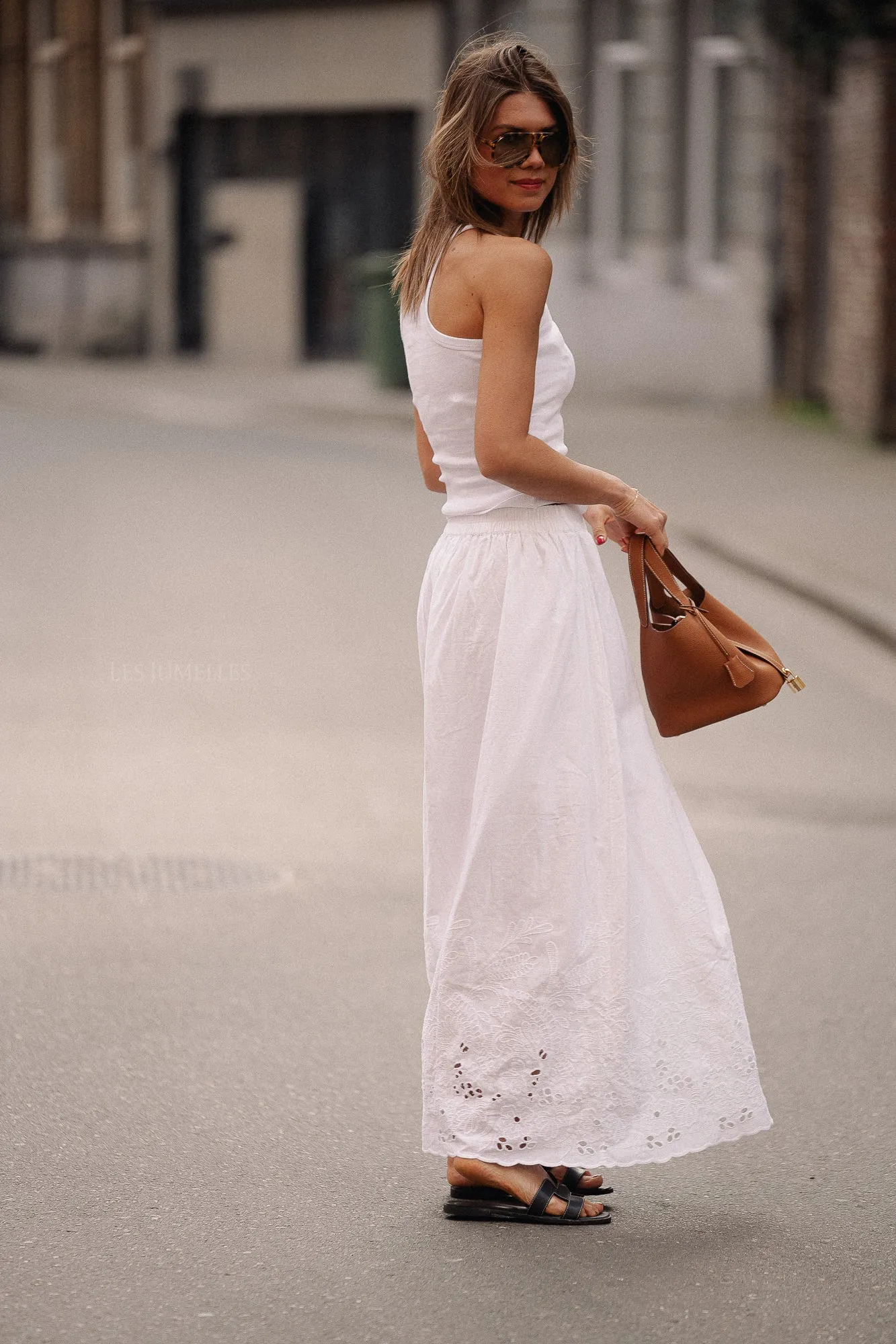 Orelia top white