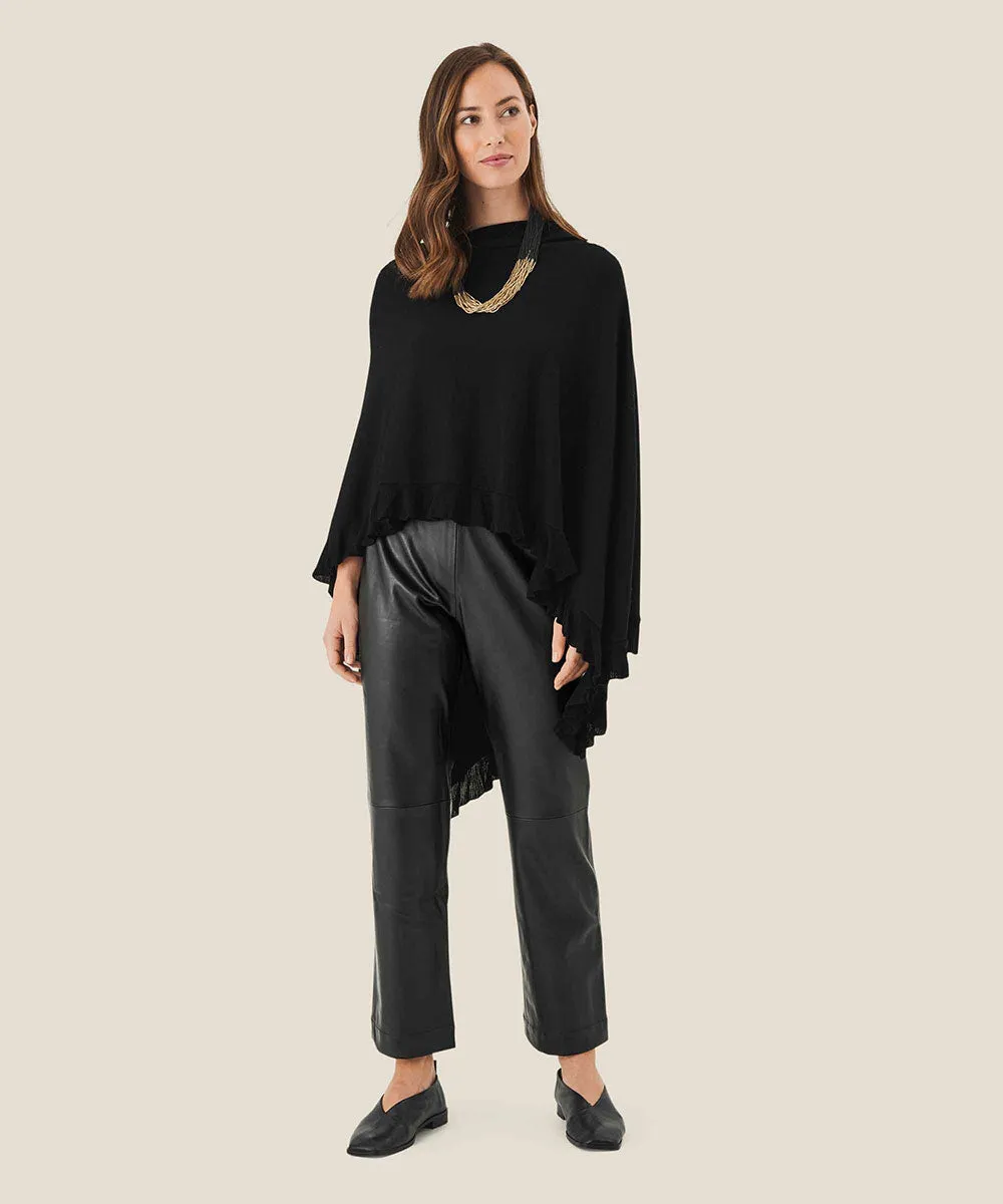 Panadi Faux Leather Flare Pants